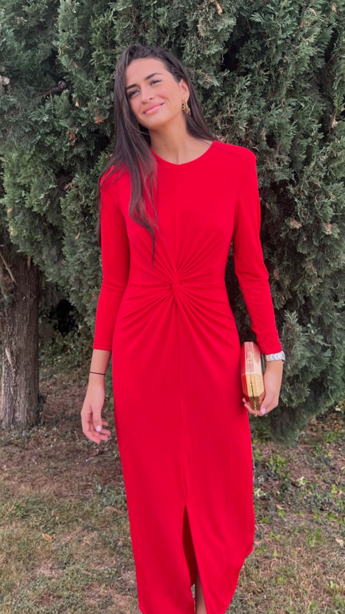 Vestido Paula Rojo