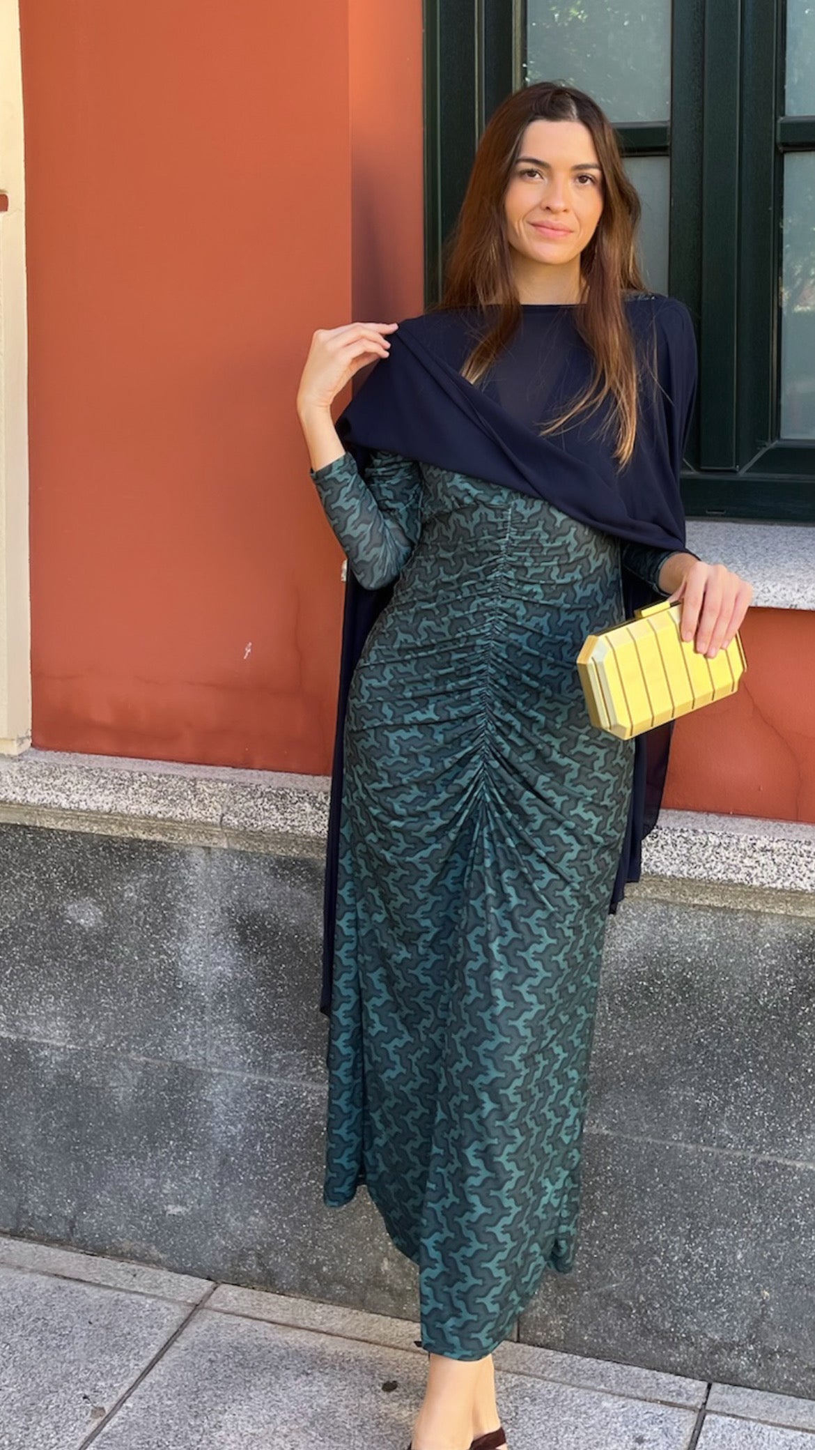 Vestido Martina Tribal Verde