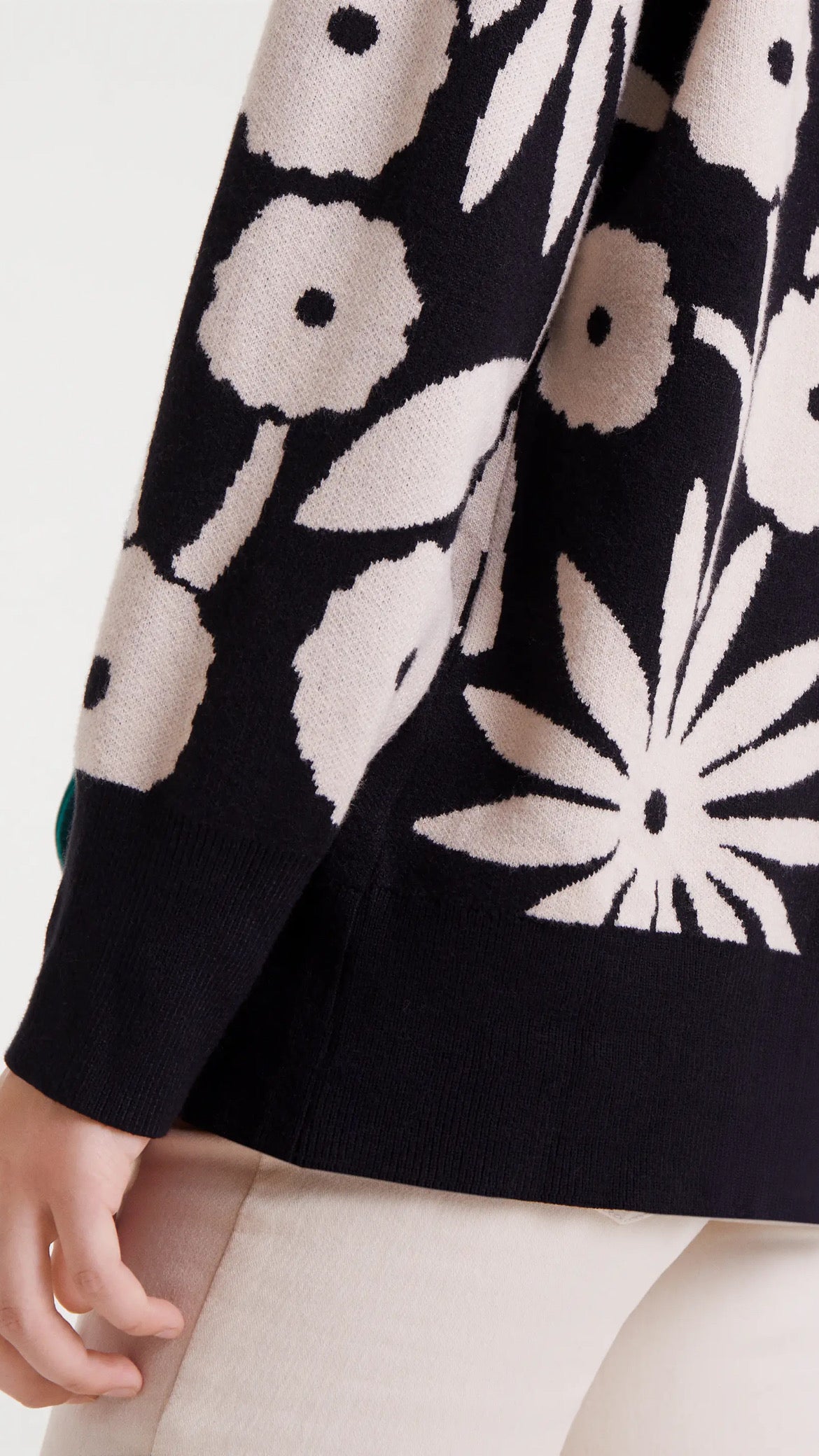 Chaqueta jacquard con estampado Tofu