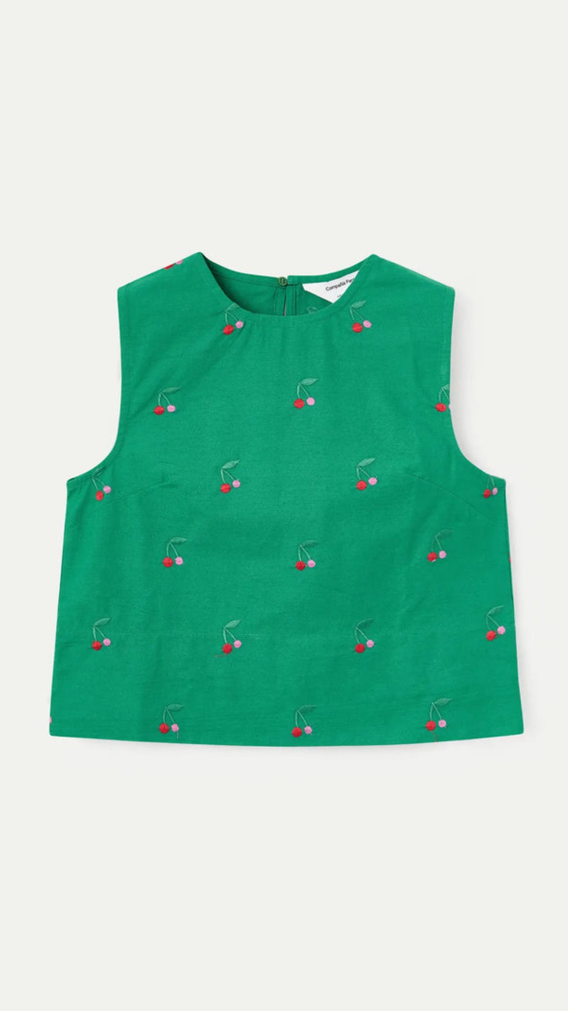 Top estampado Green Cherries