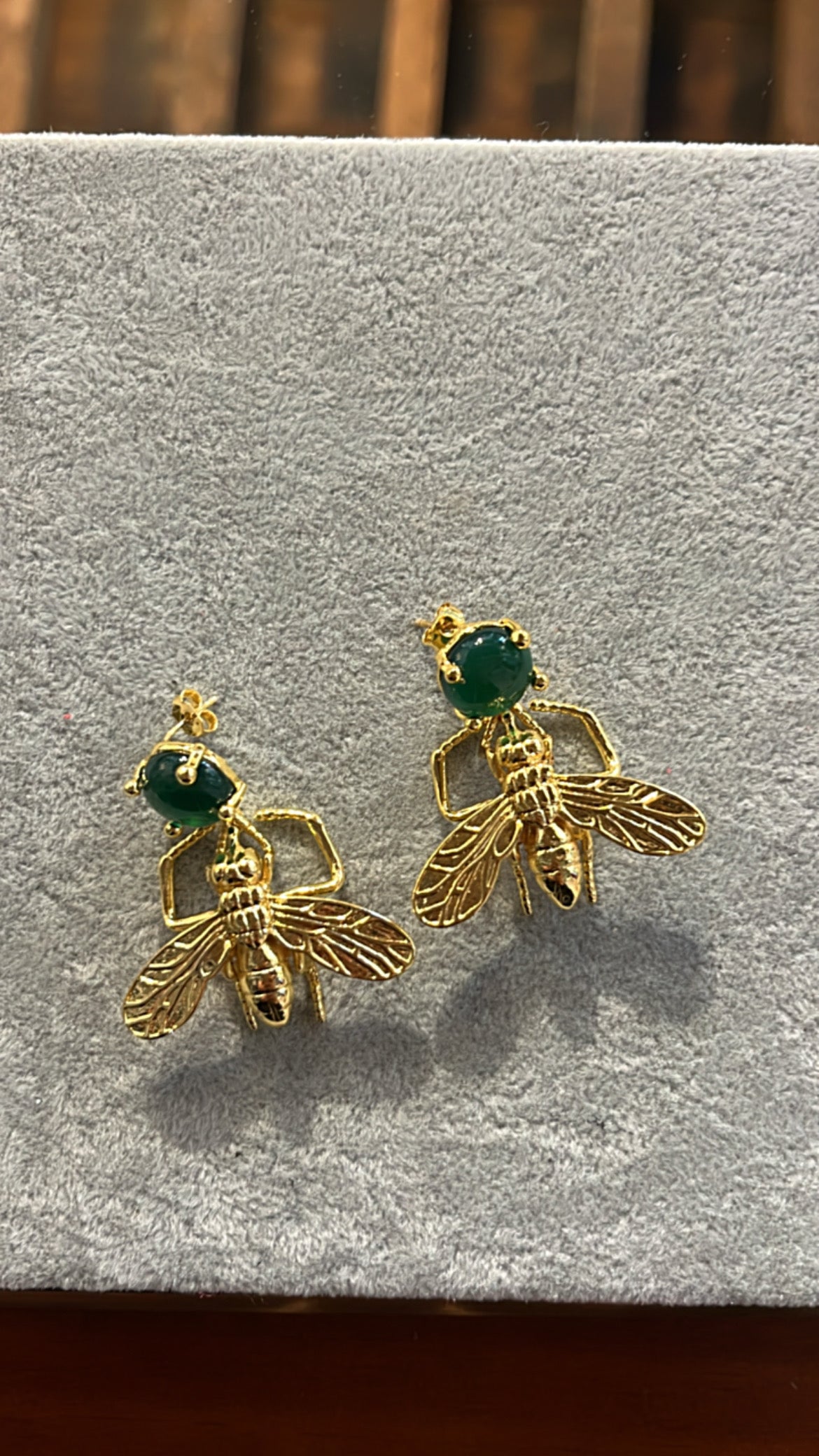 Pendientes Mosca Verde
