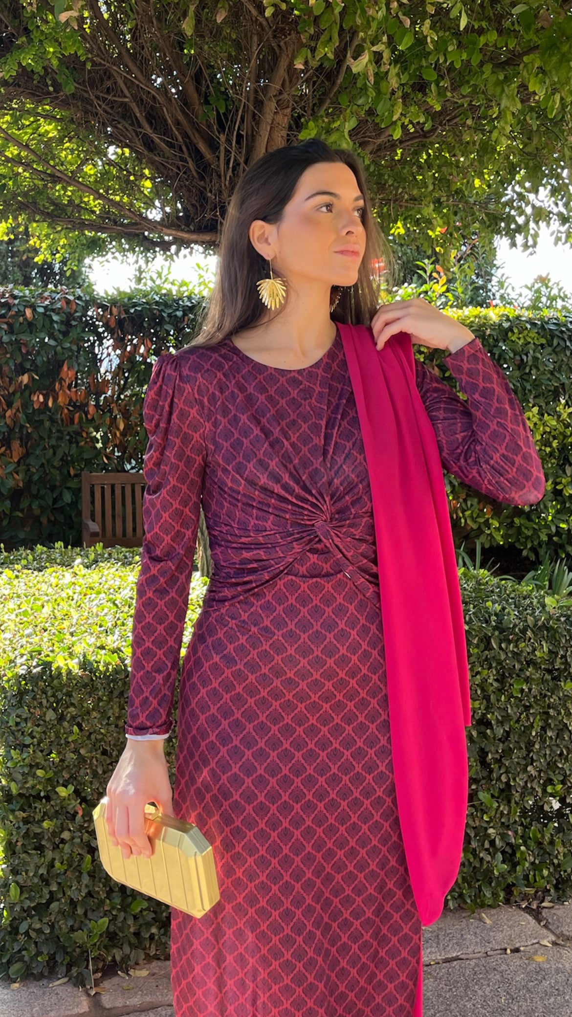 Vestido Edurne Burgundy