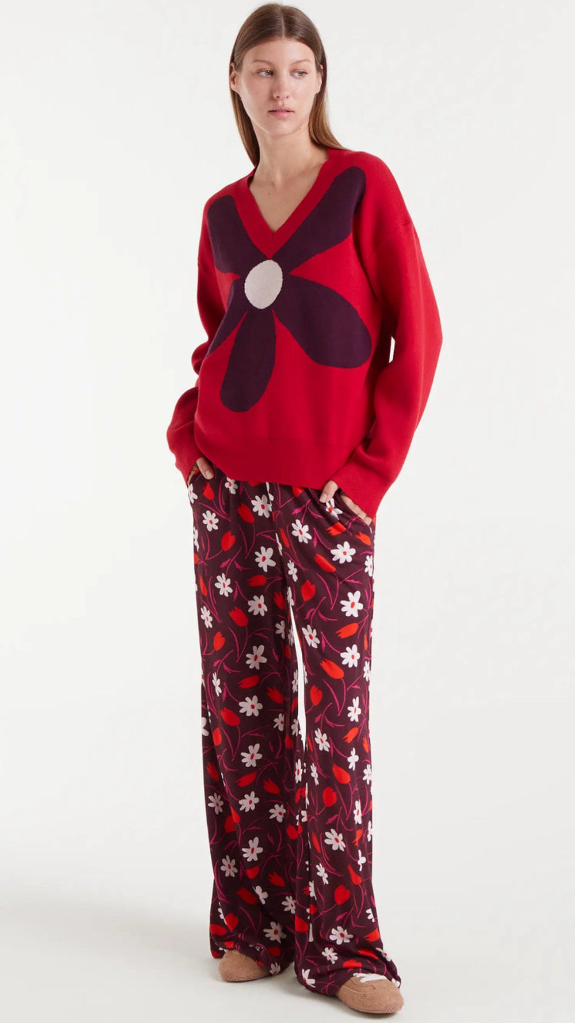 Pantalón con estampado Tulip