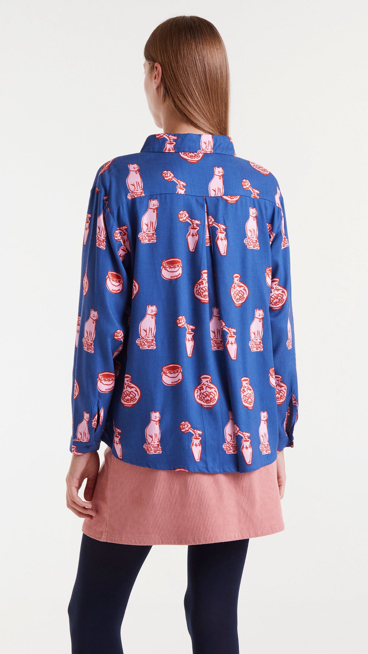 Camisa con estampado Porcelain