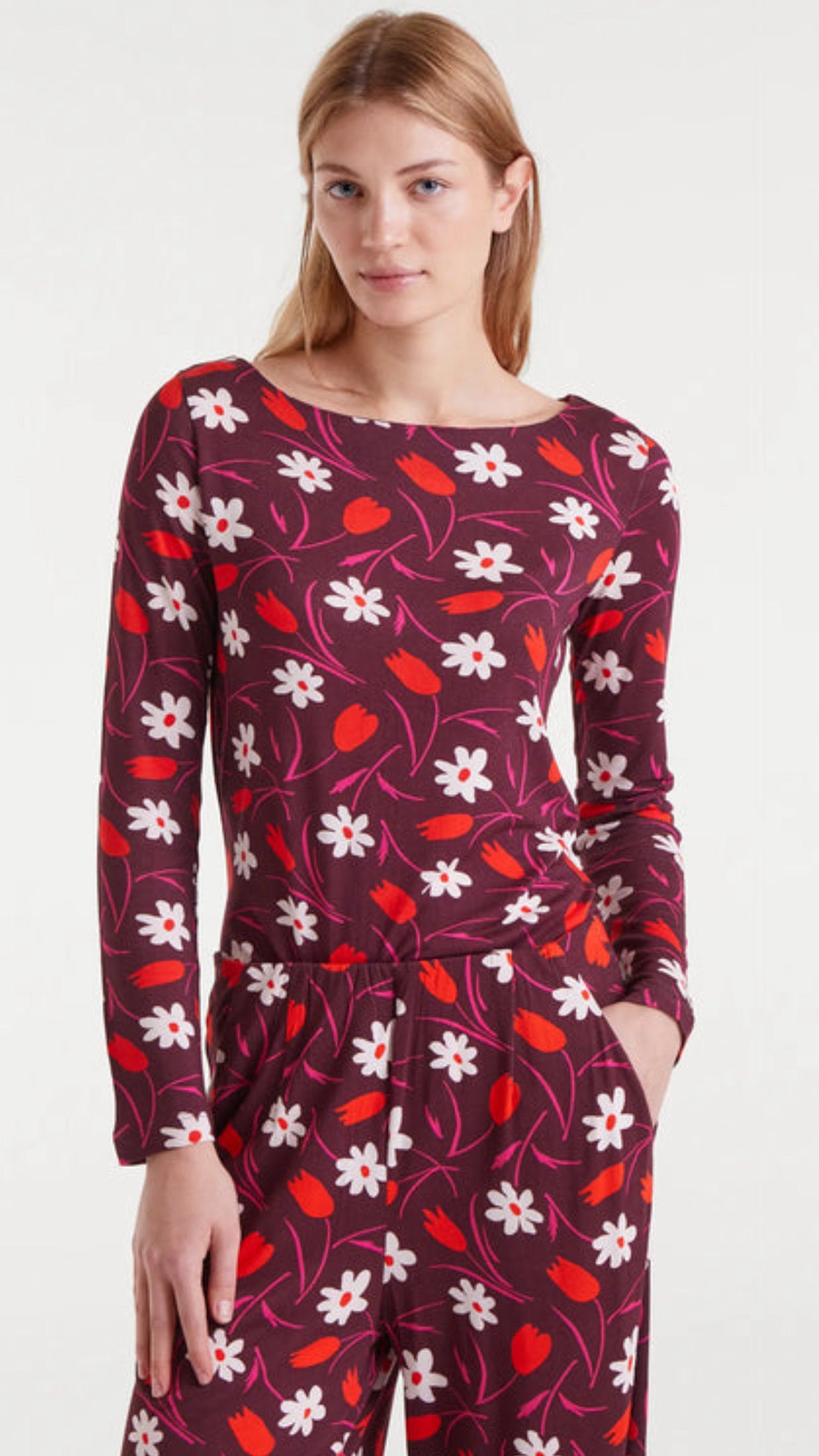 Camiseta con estampado Tulip