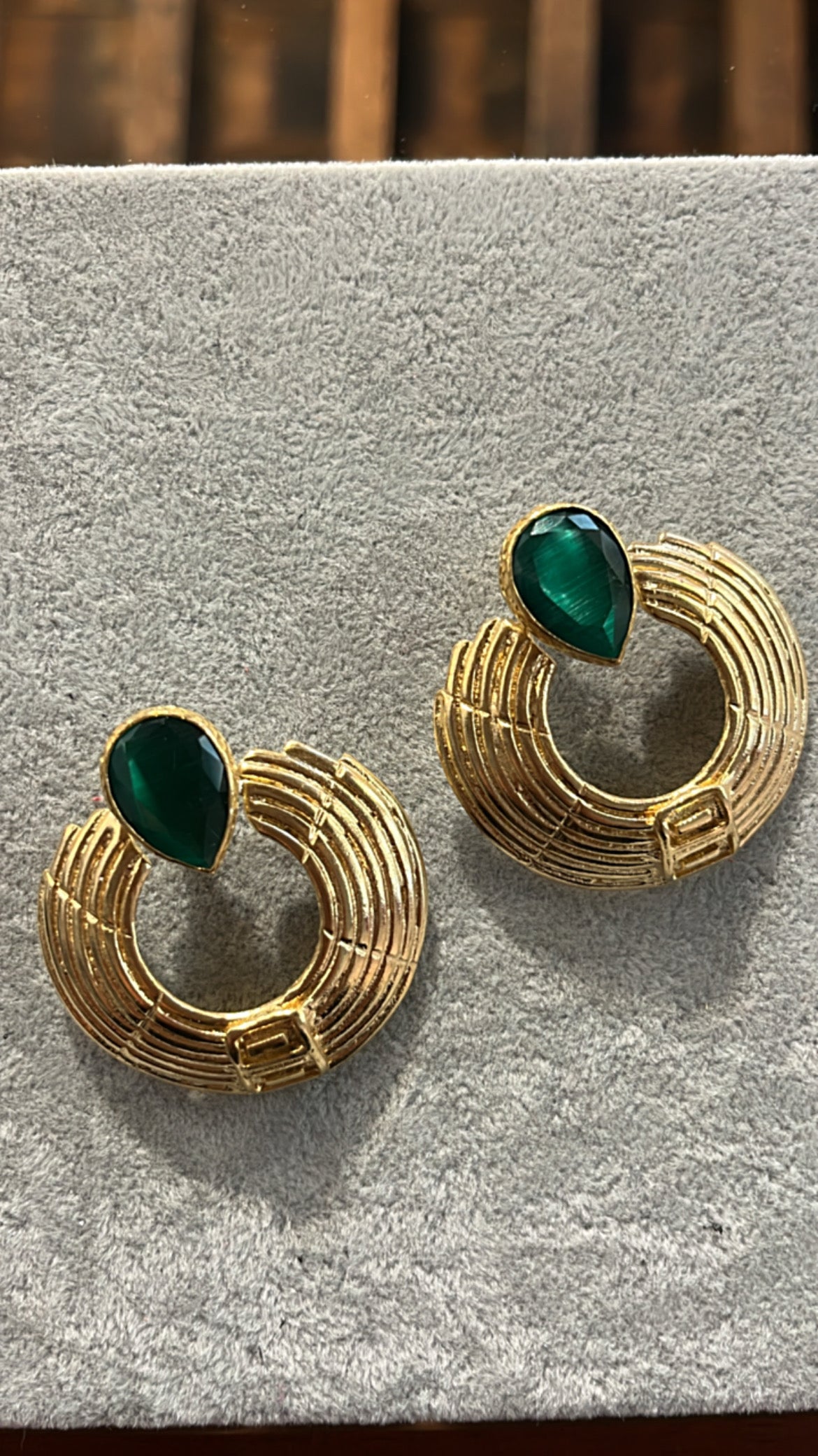 Pendientes Cairo Verdes
