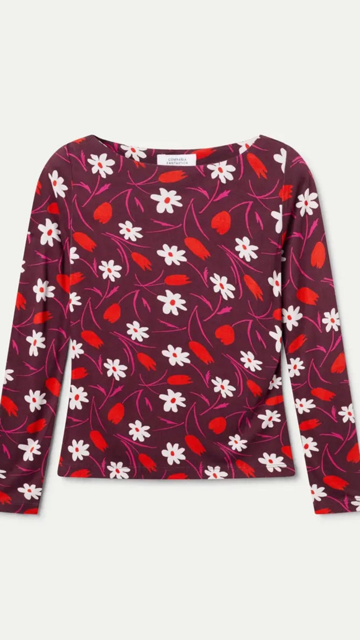 Camiseta con estampado Tulip
