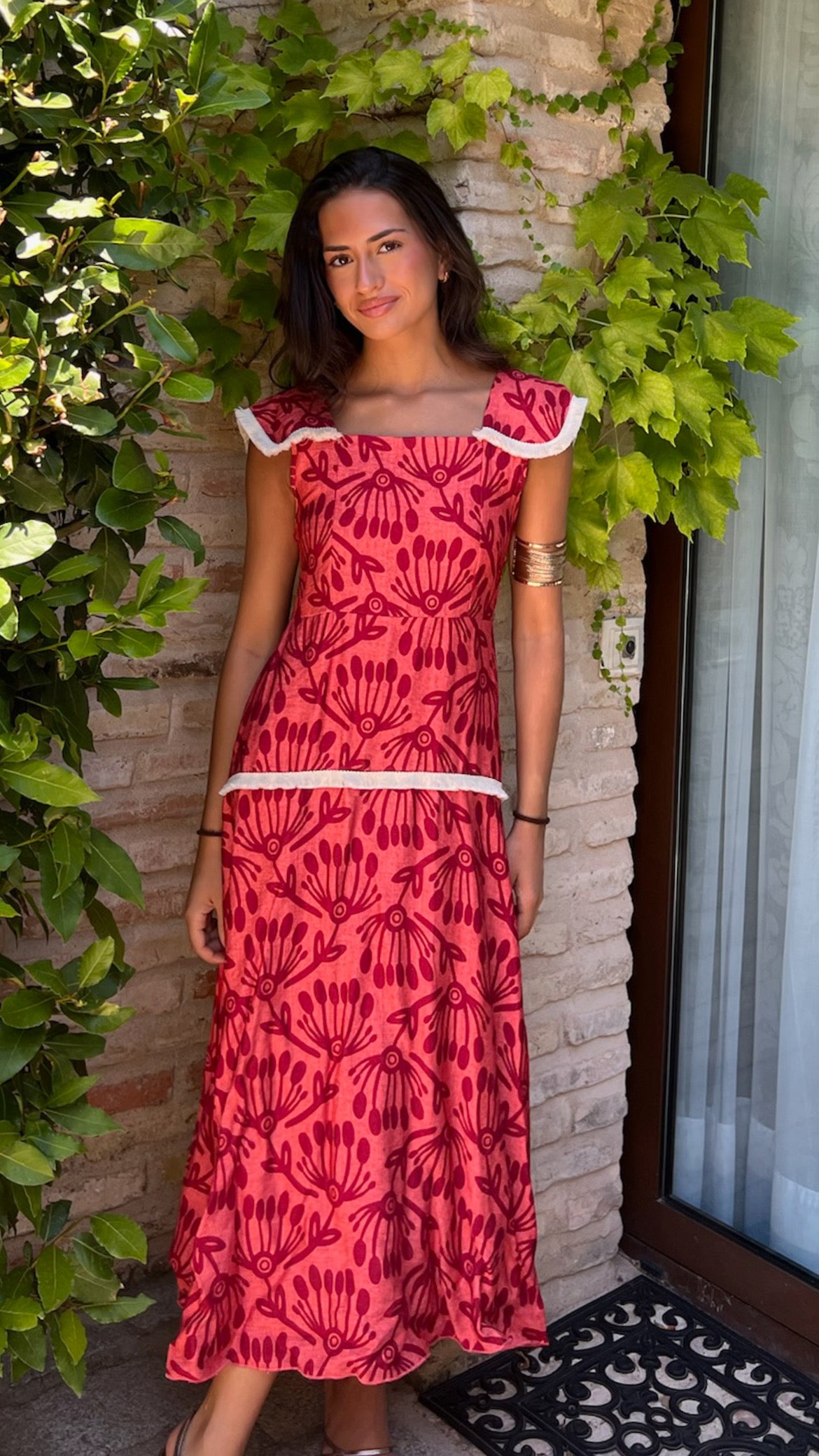 Vestido Marais Coral