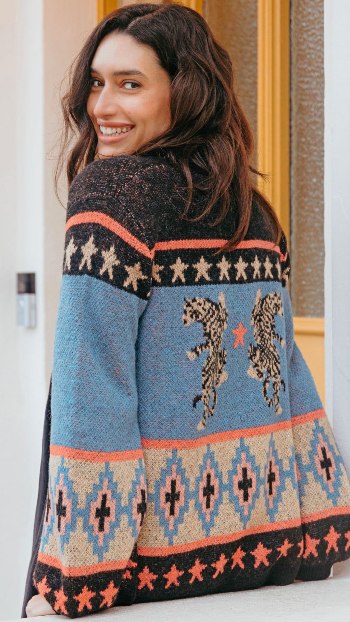 Cárdigan Yvette Tigers