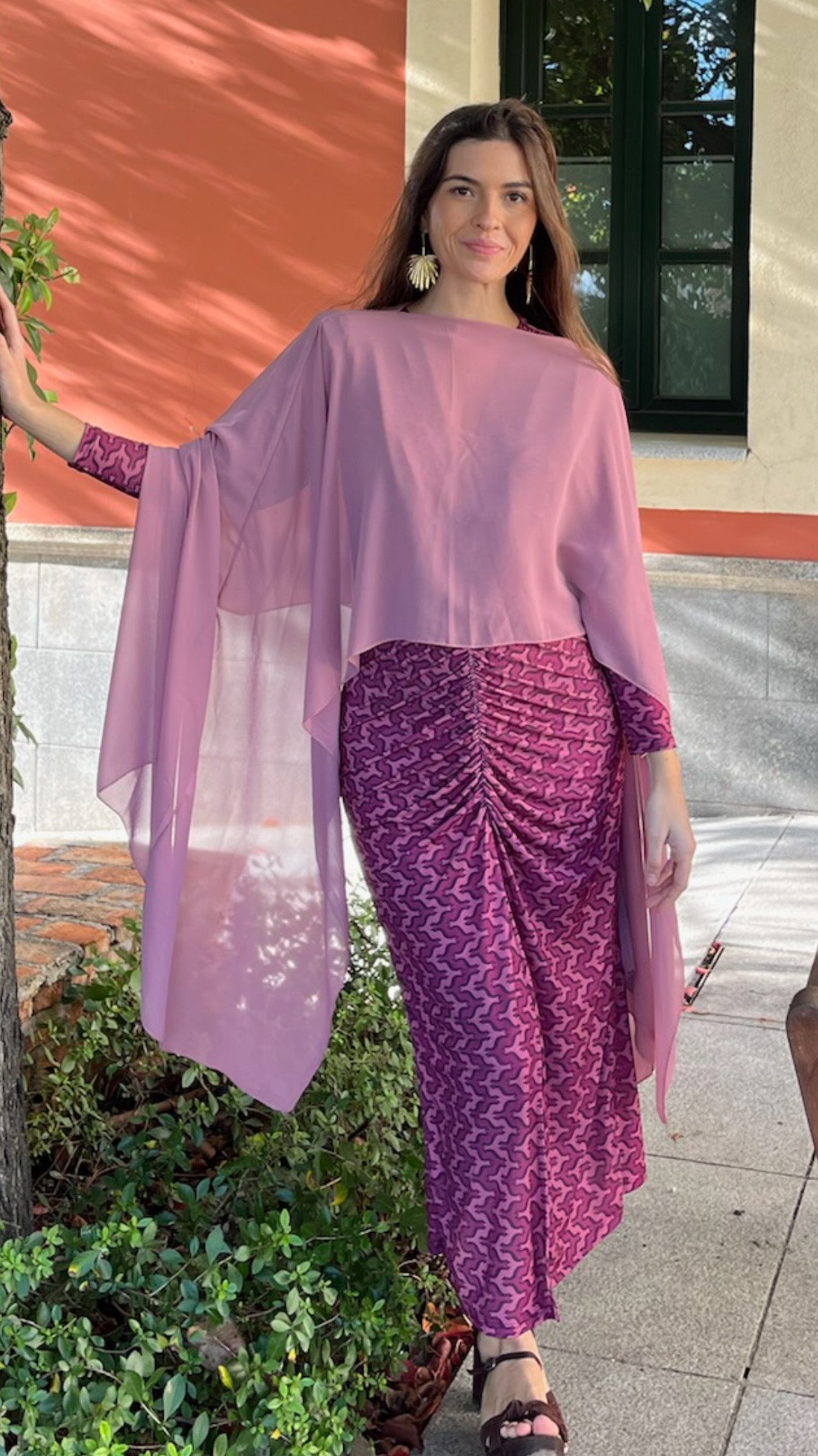 Vestido Martina Tribal Rosa