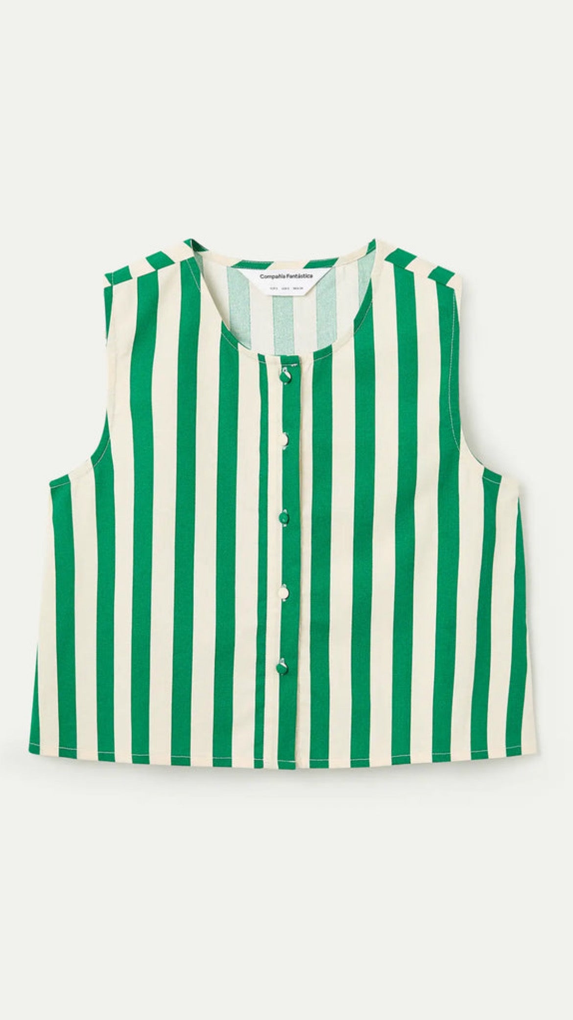 Top con estampado Bamboo Green