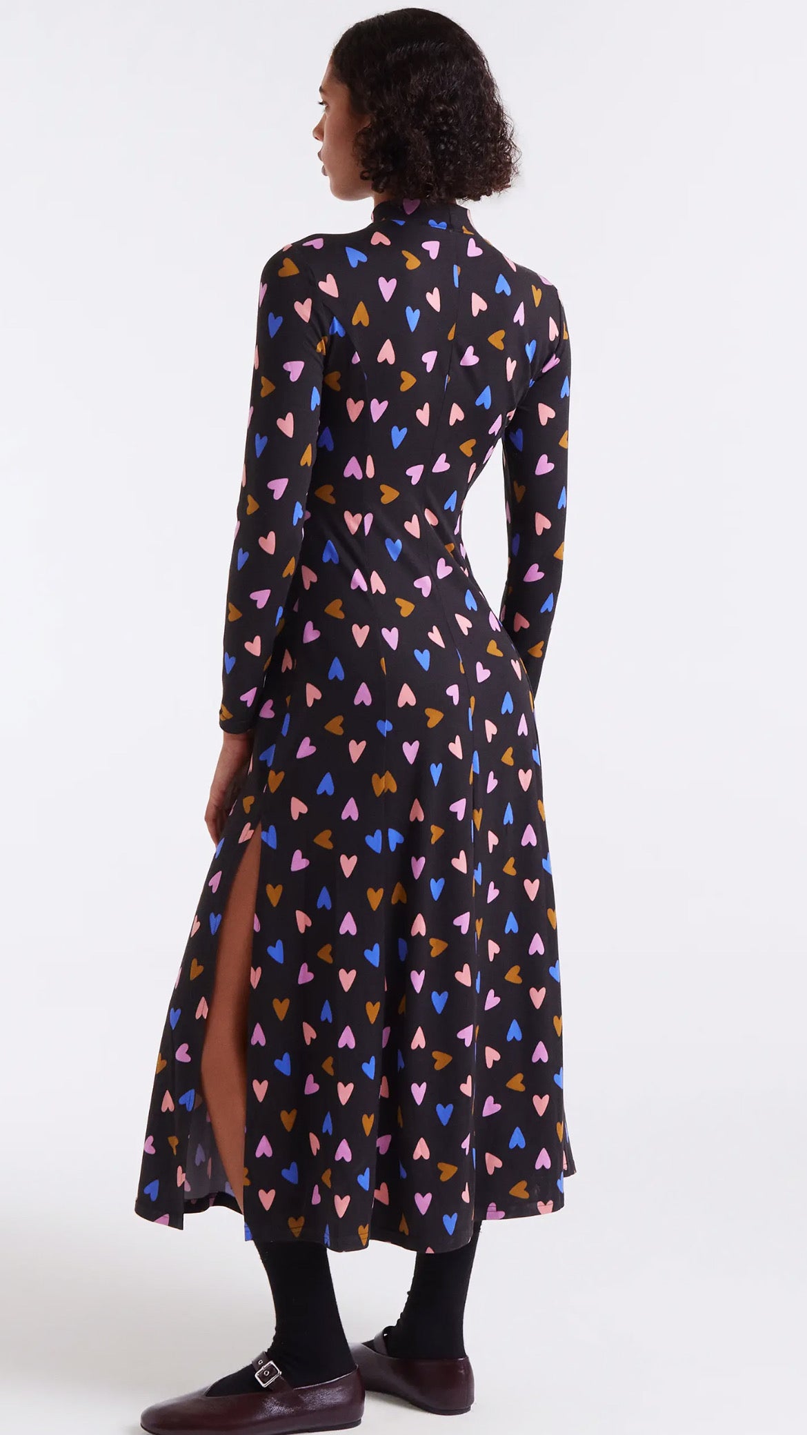 Vestido largo con estampado Potpourri