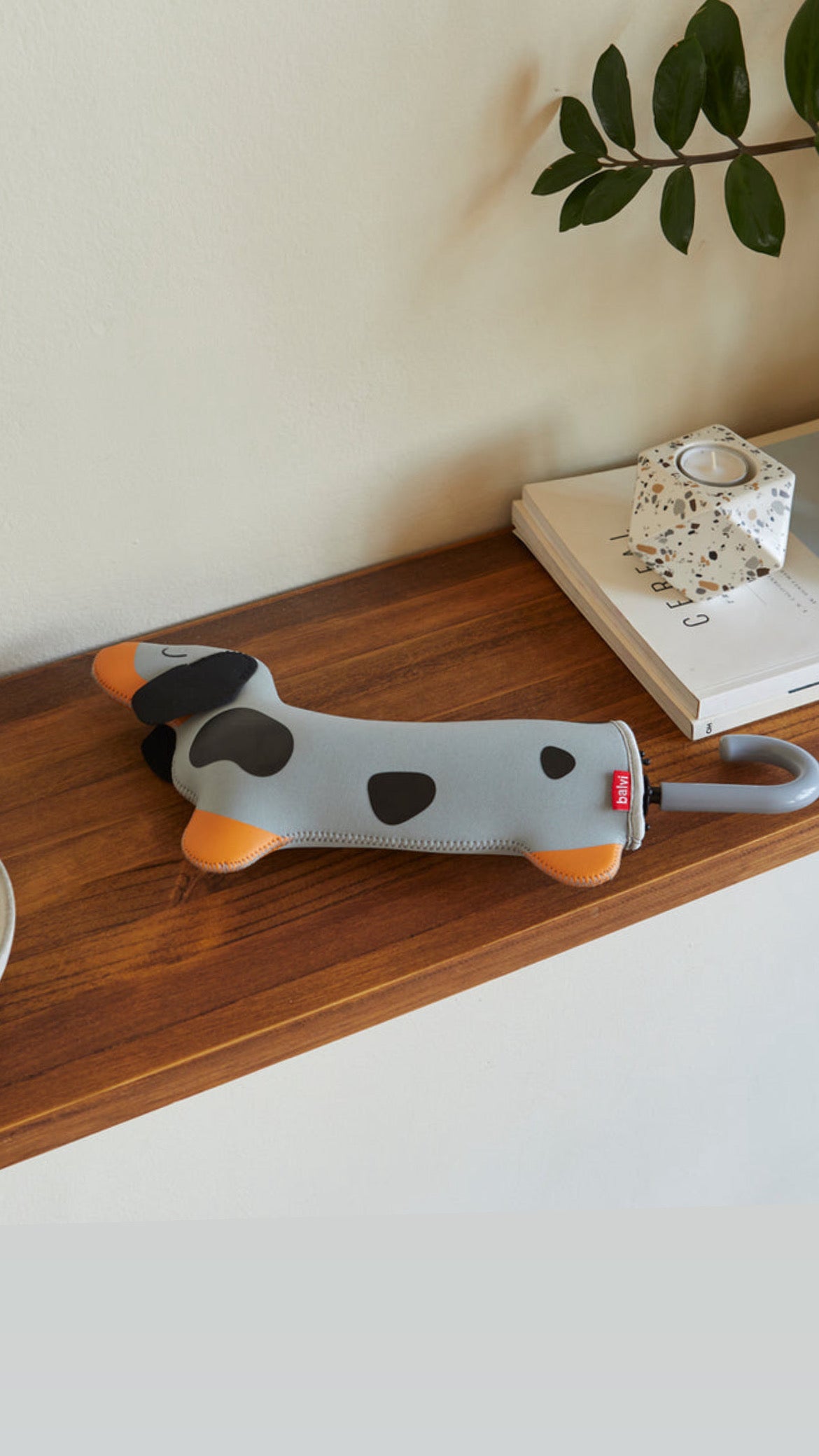 Paraguas Teckel Gris