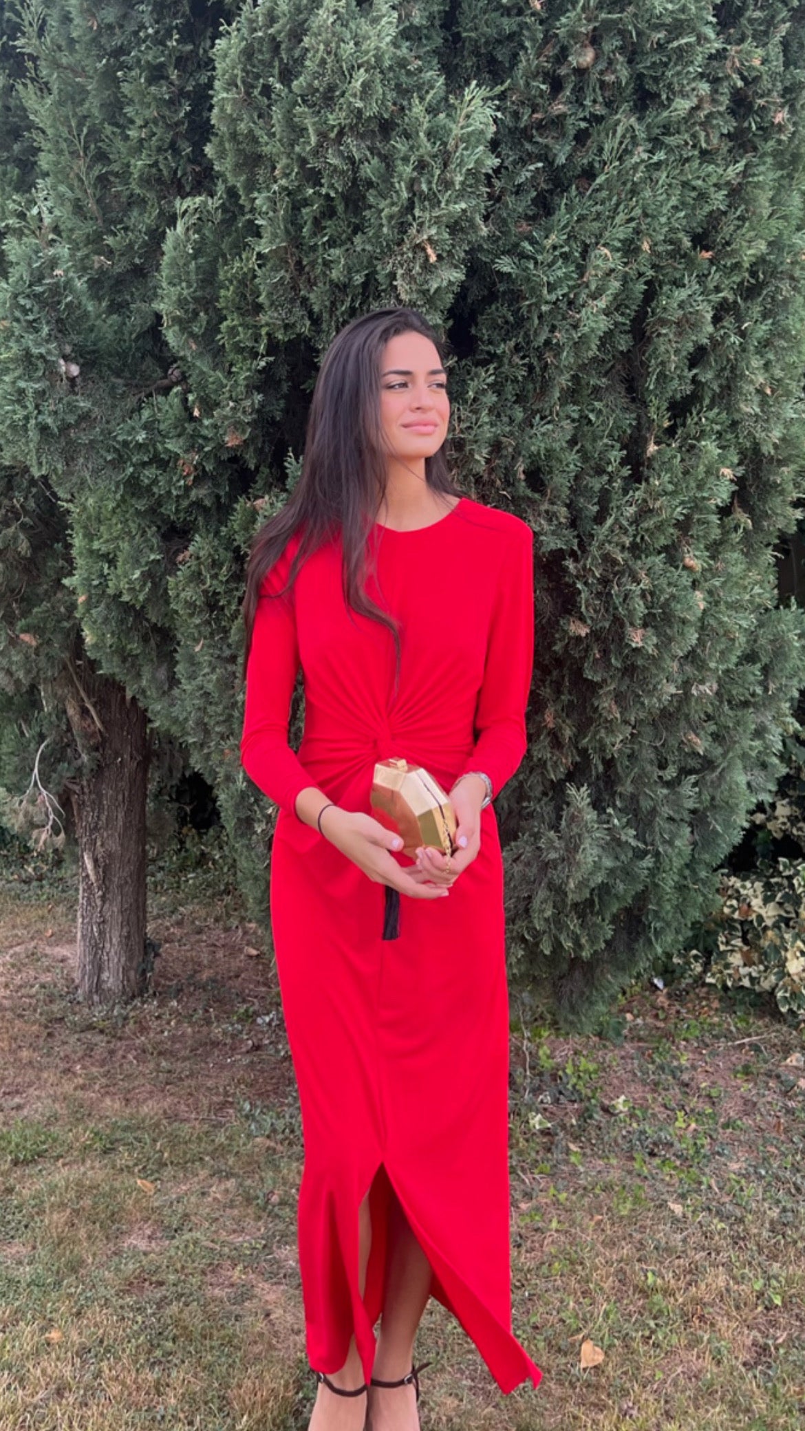 Vestido Paula Rojo