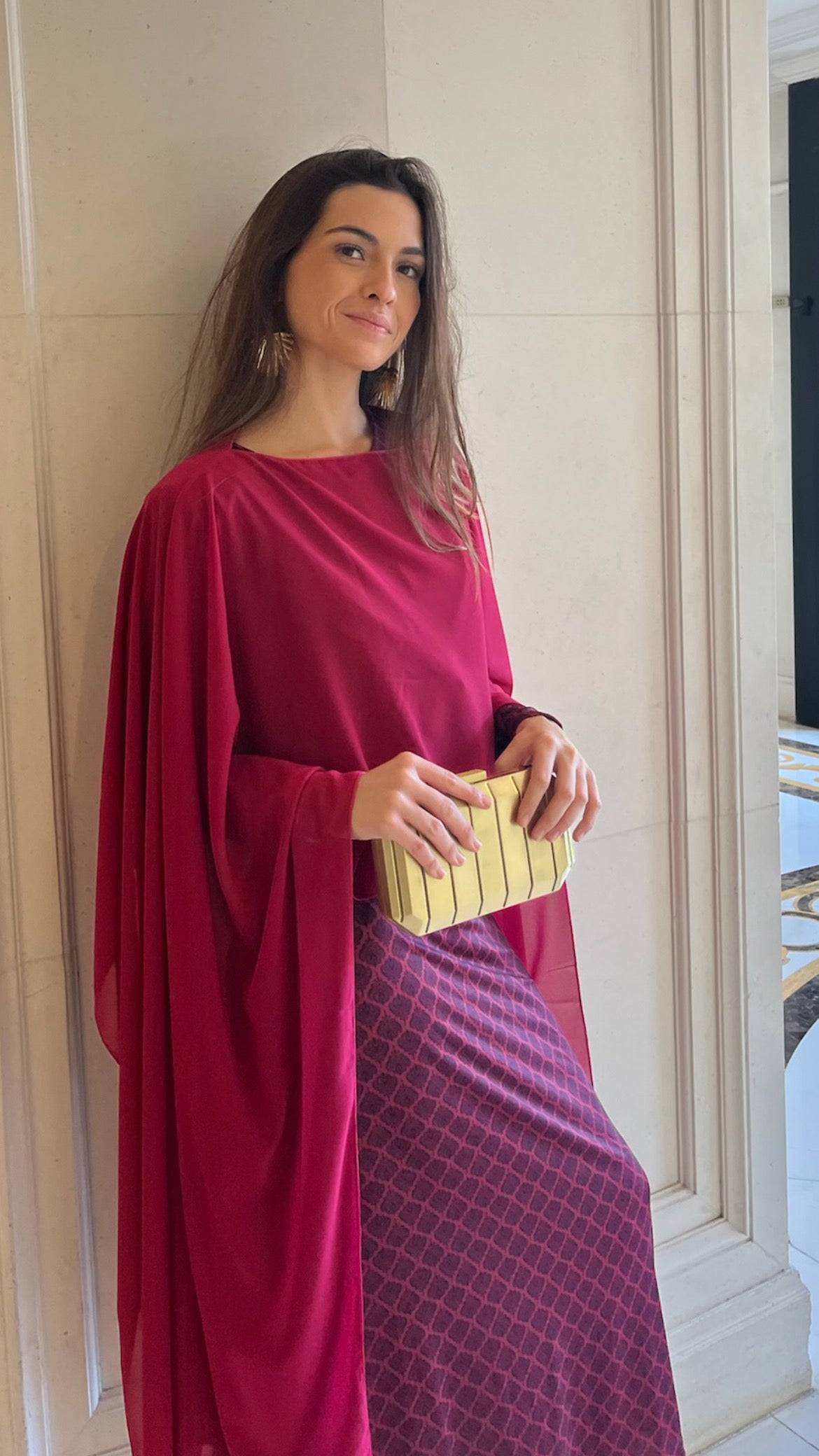 Vestido Edurne Burgundy