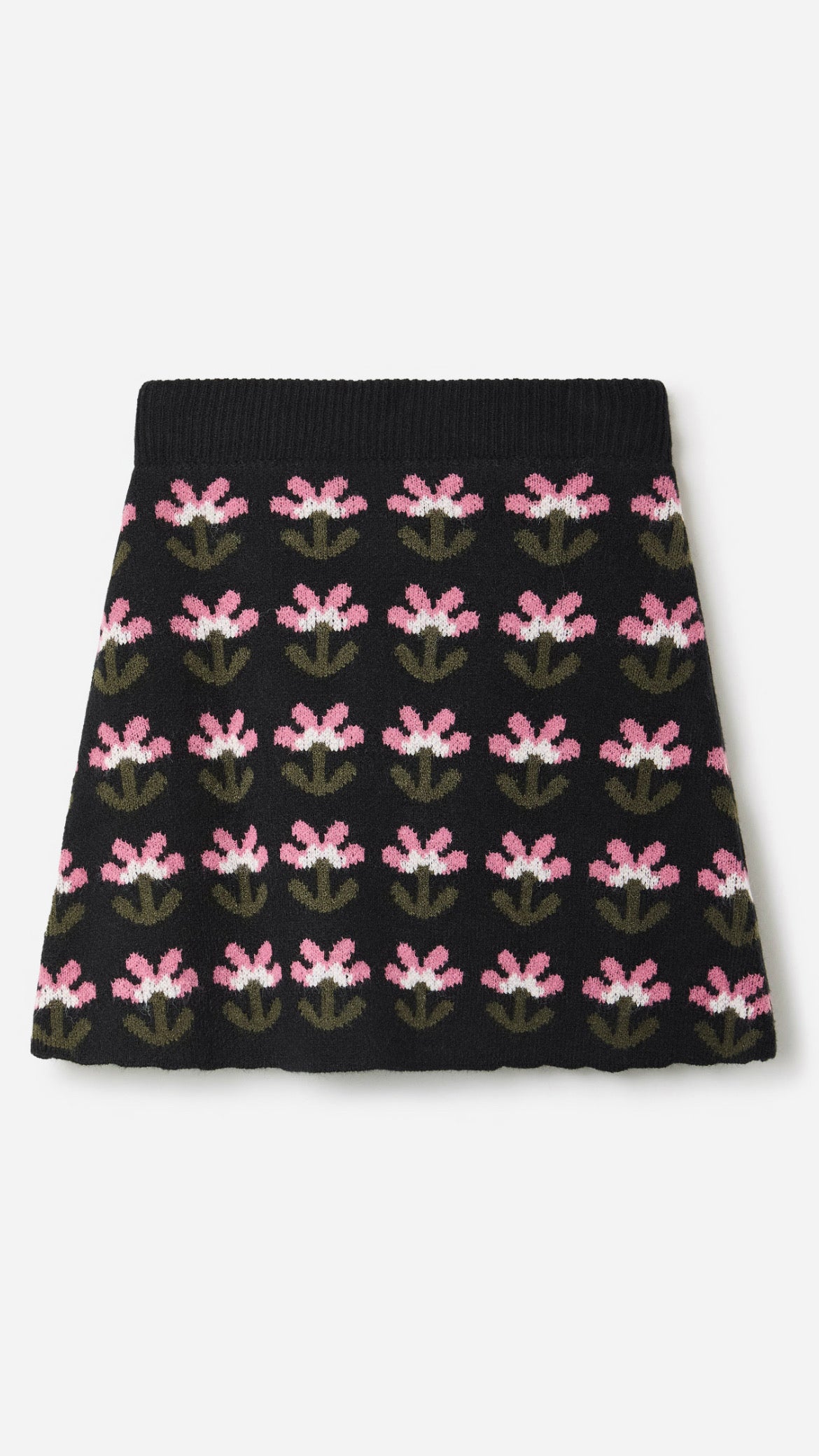 Falda corta jacquard con estampado Baboushka Small