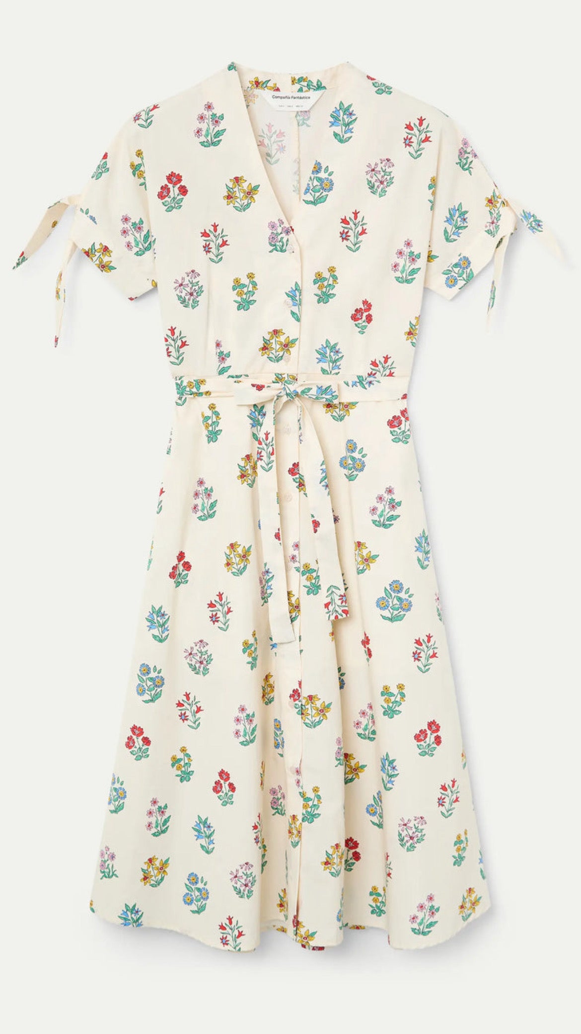 Vestido midi con estampado Gardener