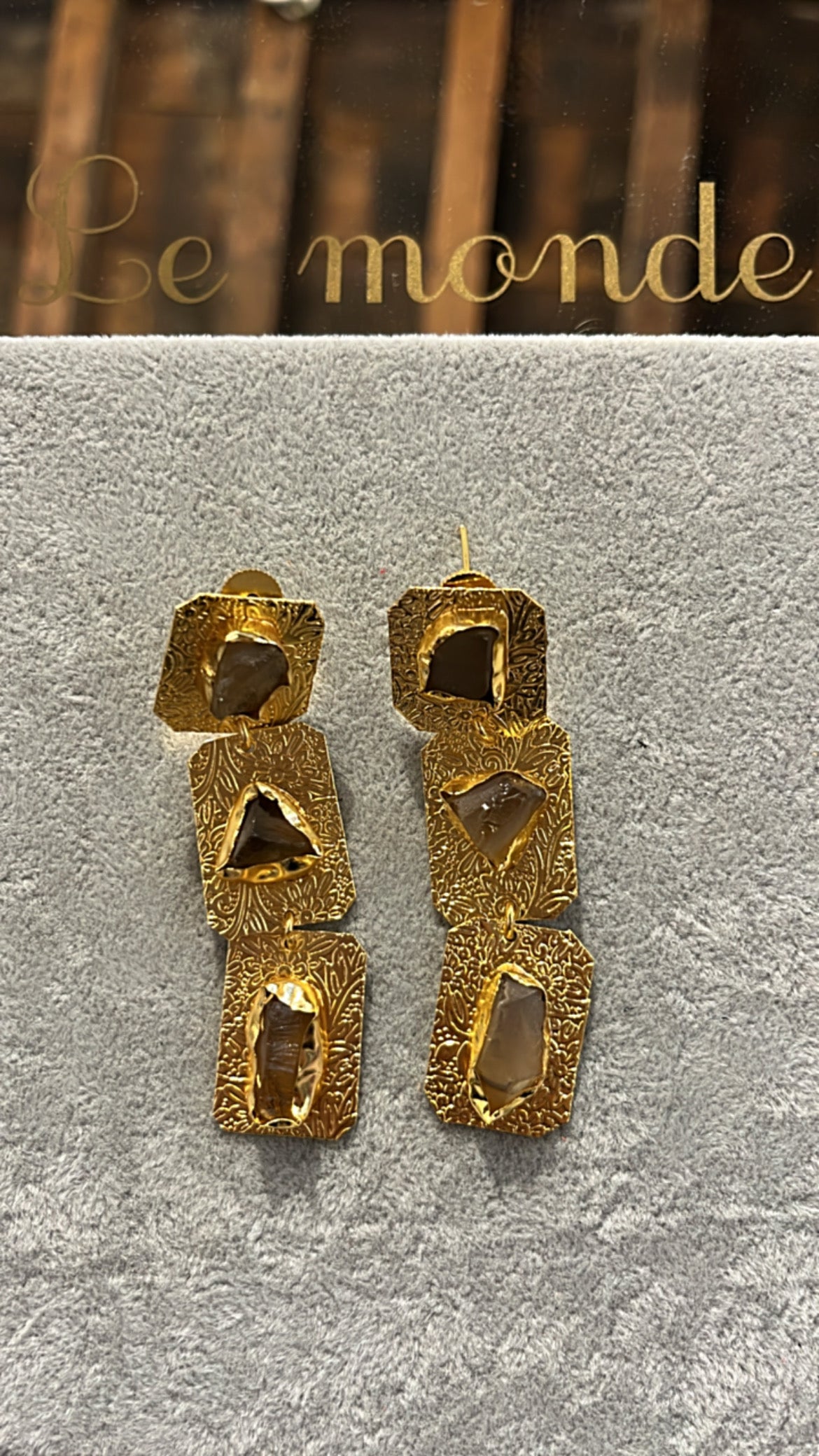 Pendientes Esparta Tostados