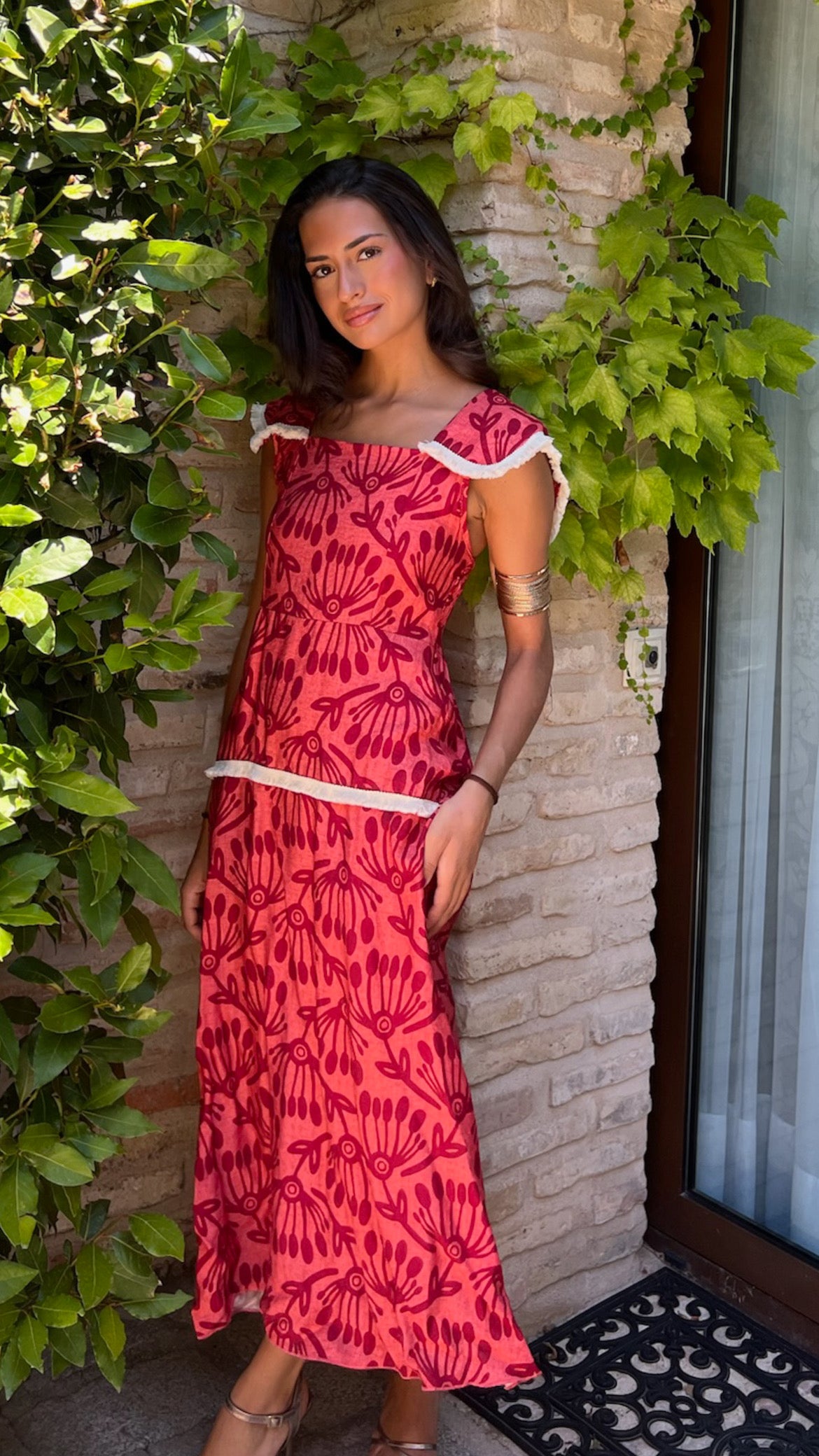 Vestido Marais Coral