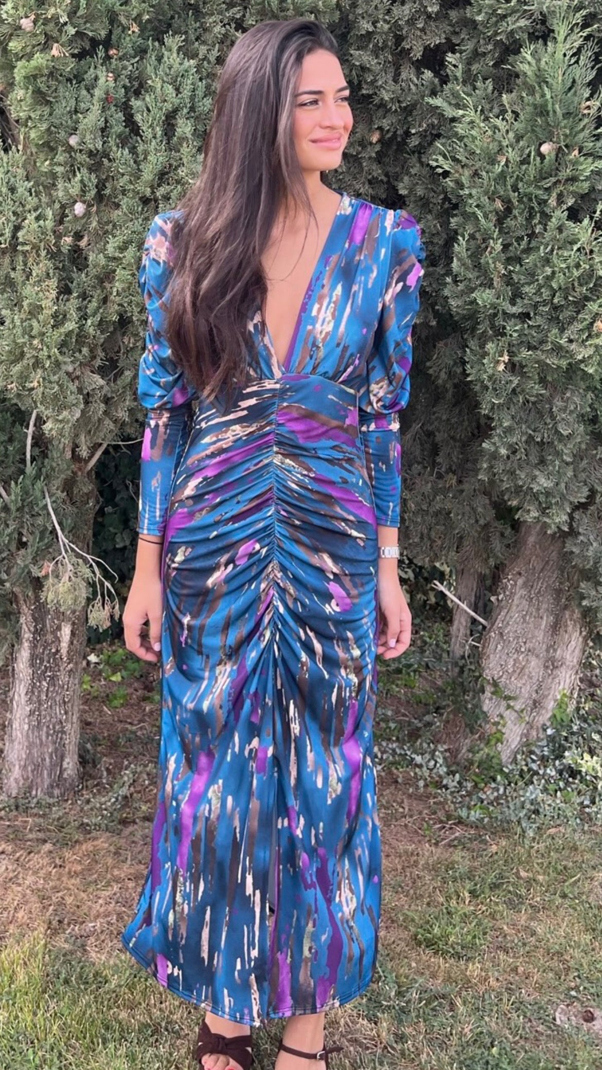 Vestido Martina Azul