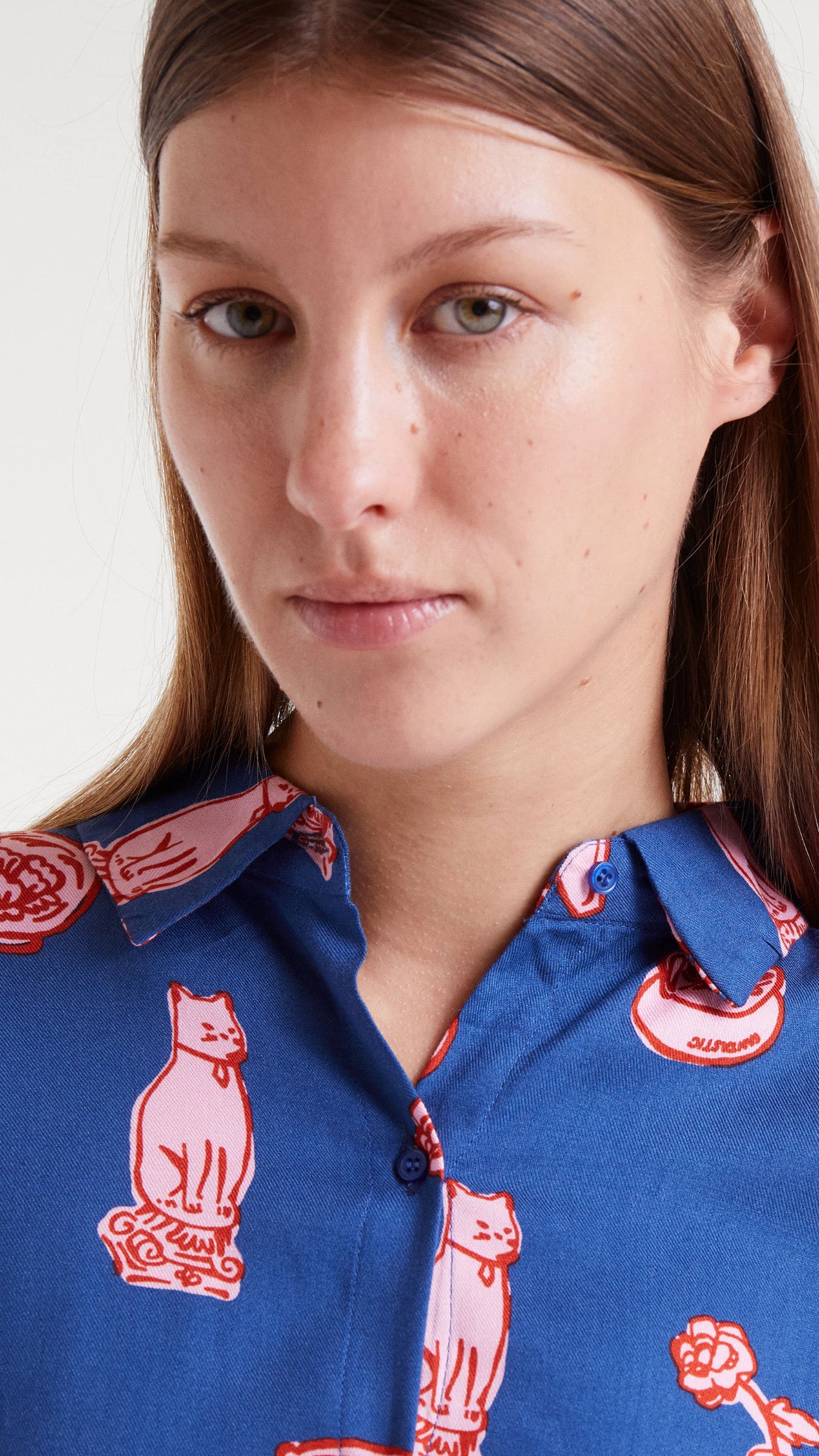Camisa con estampado Porcelain