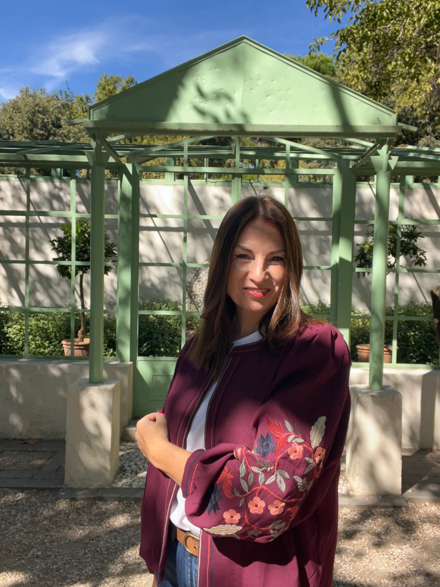 Chaqueta Florencia Burdeos