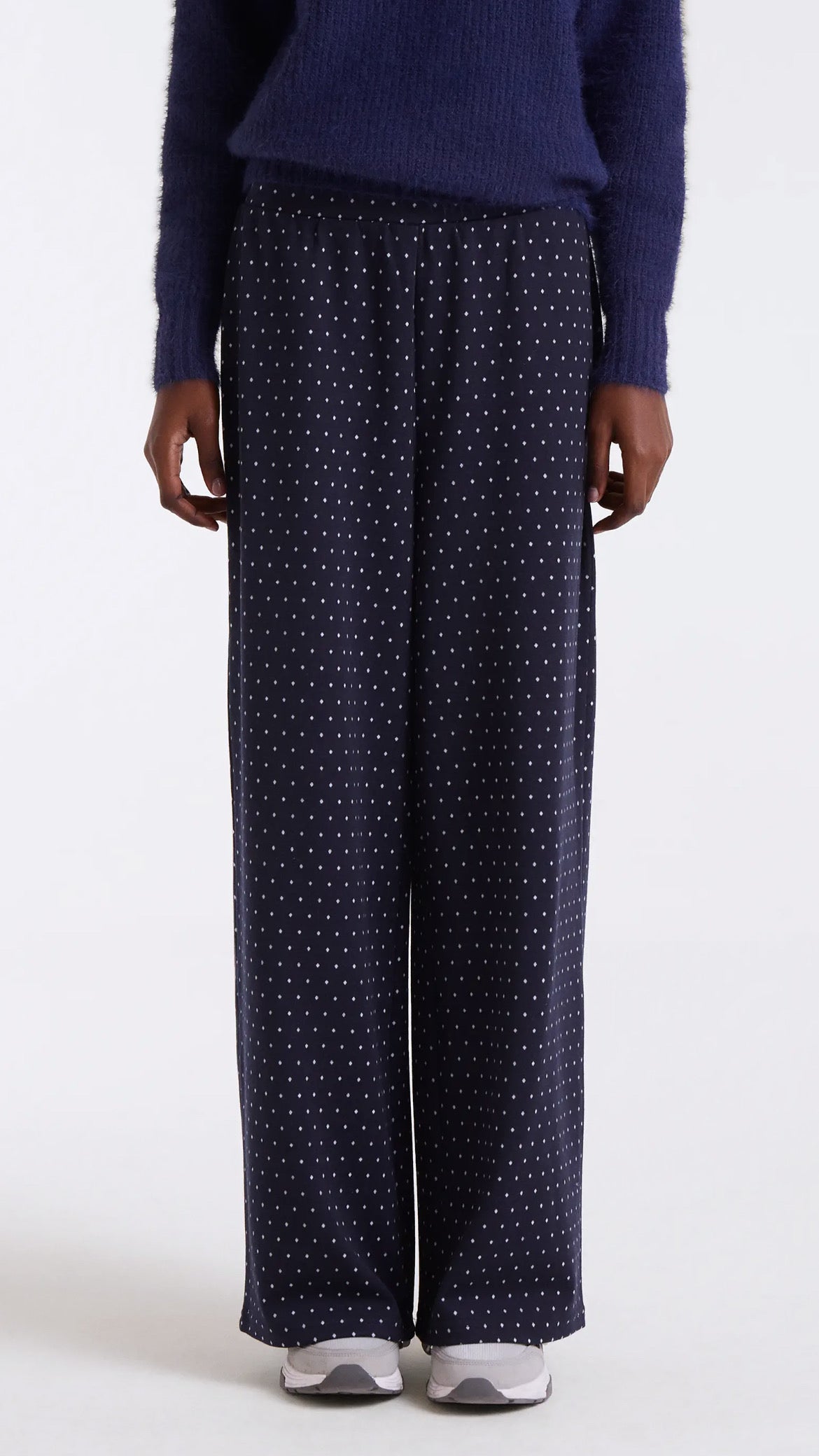 Pantalón jacquard con estampado Super Mini Dots