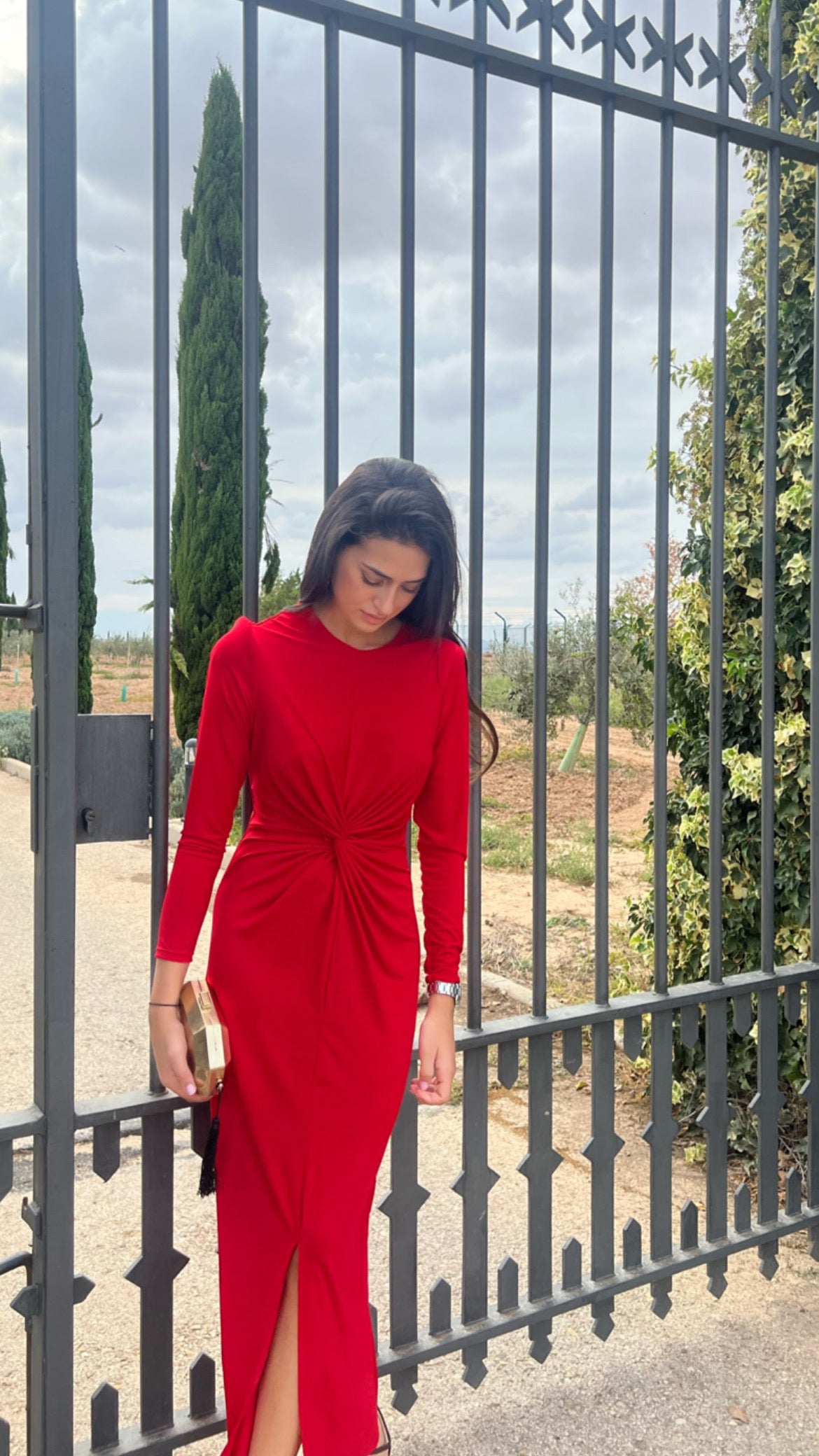 Vestido Paula Rojo