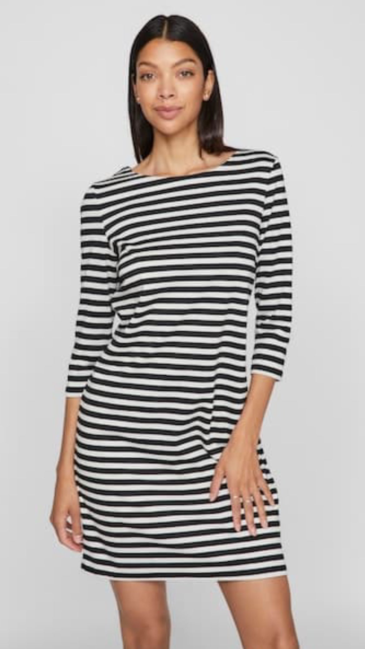 Vestido Vininny 3/4 Neck Dress
