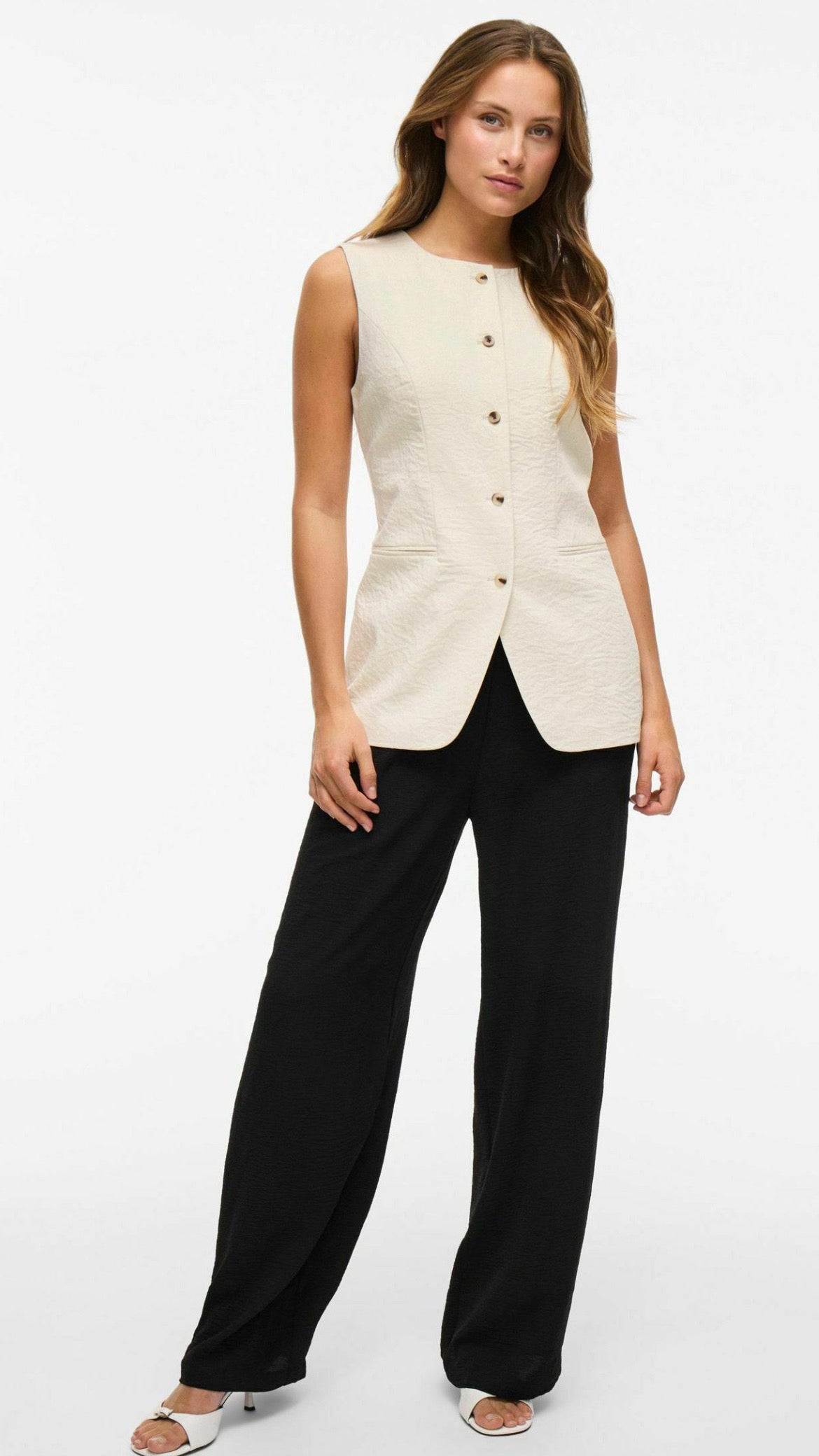 Chaleco Freja Beige