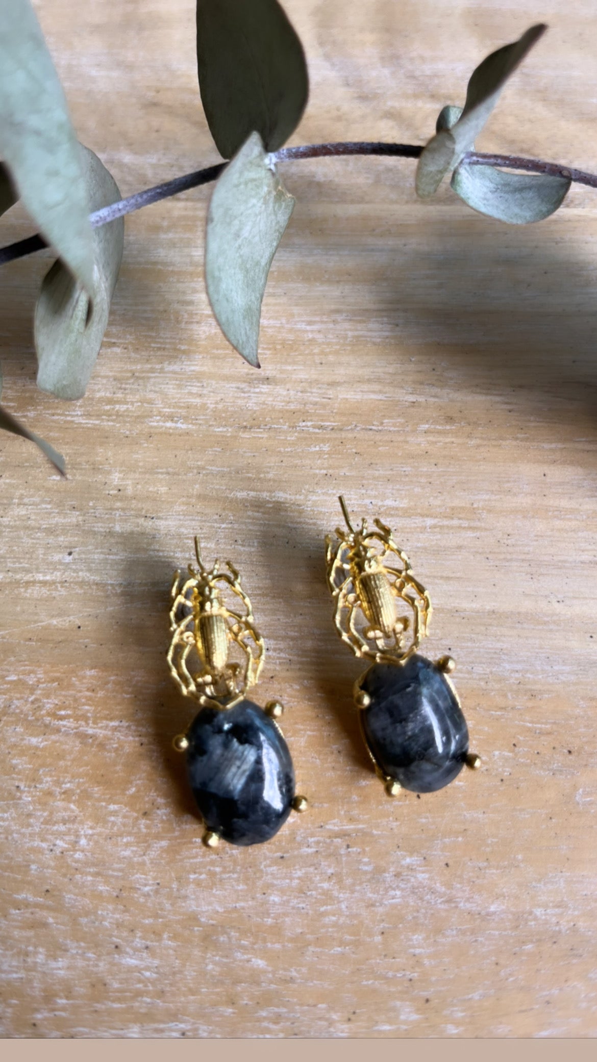 Beetle Earrings