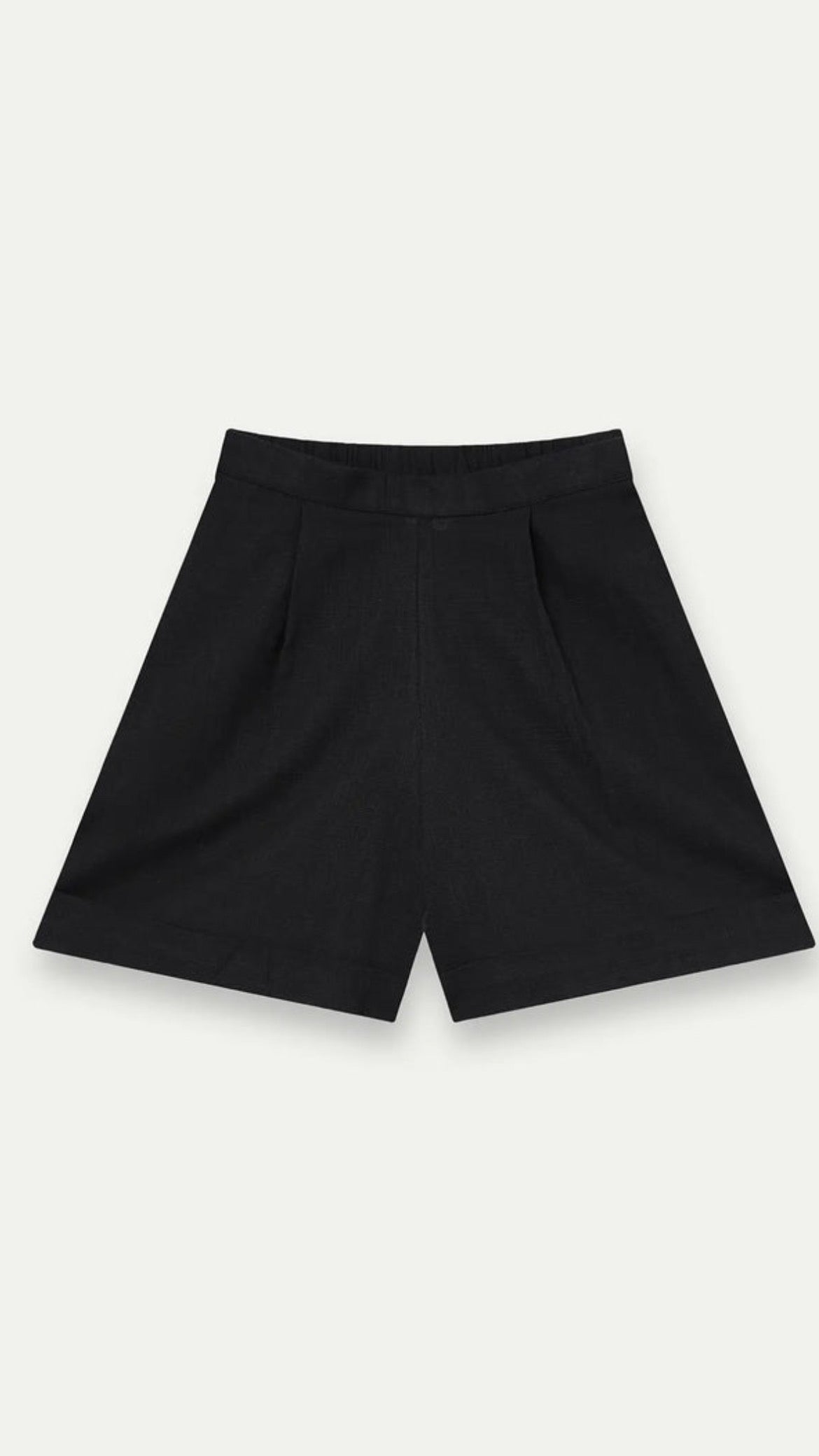 Shorts 100% algodón negro