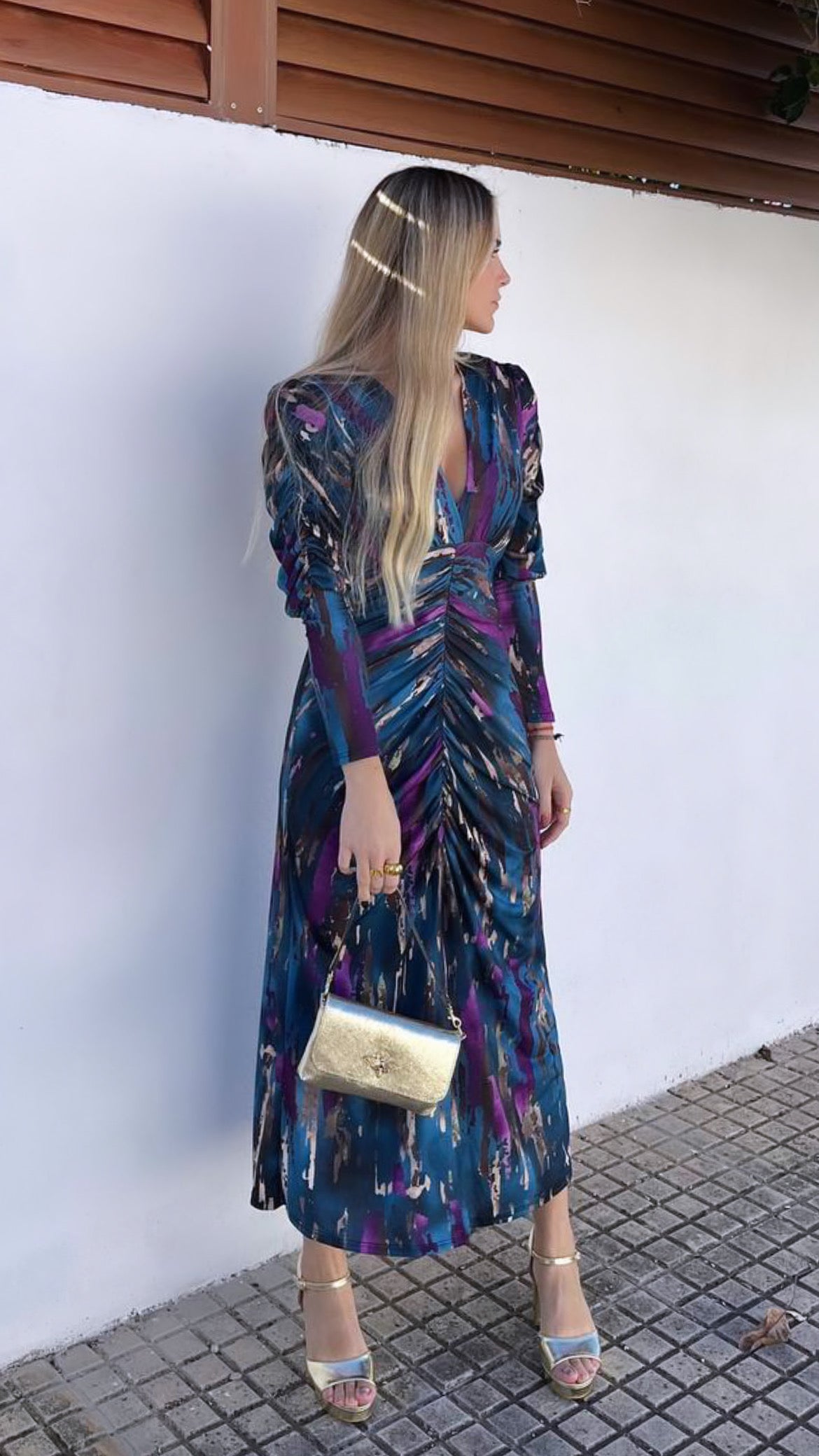 Vestido Martina Azul