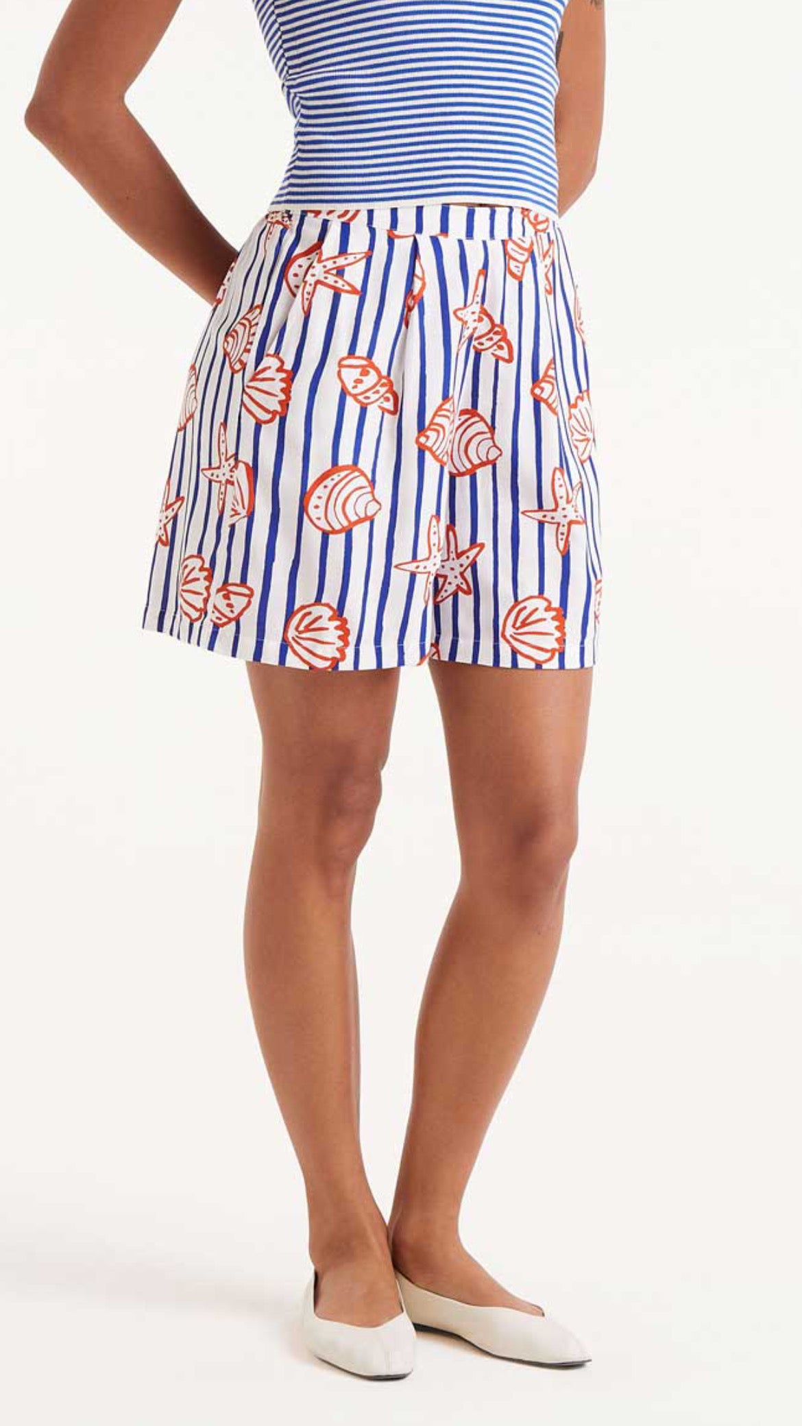 Shorts estampados de rayas Nemo