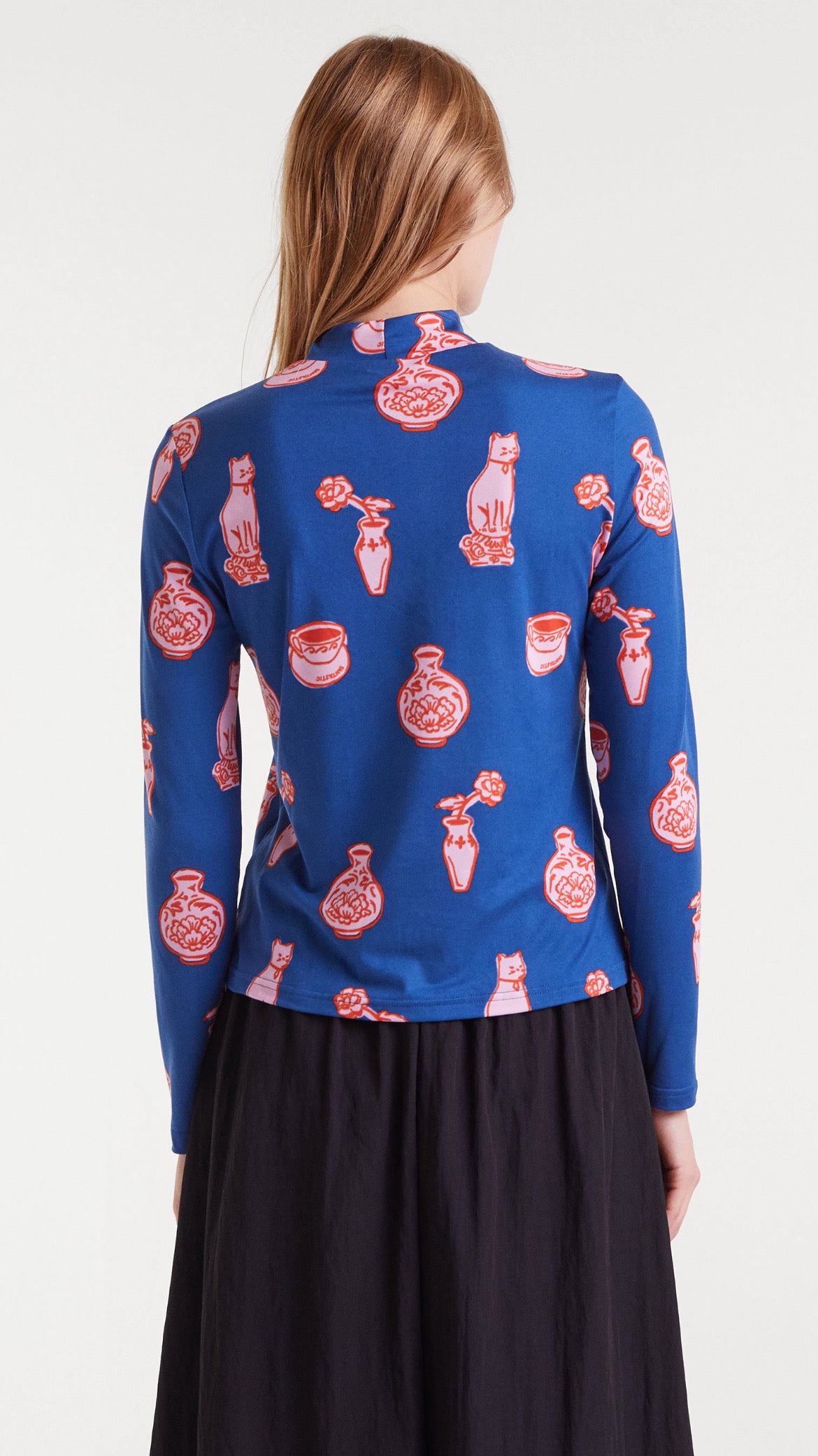 Camiseta con estampado Porcelain