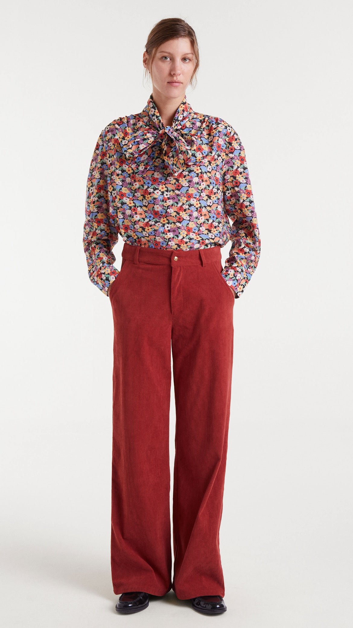 Camisa lazada con estampado Hampton Small