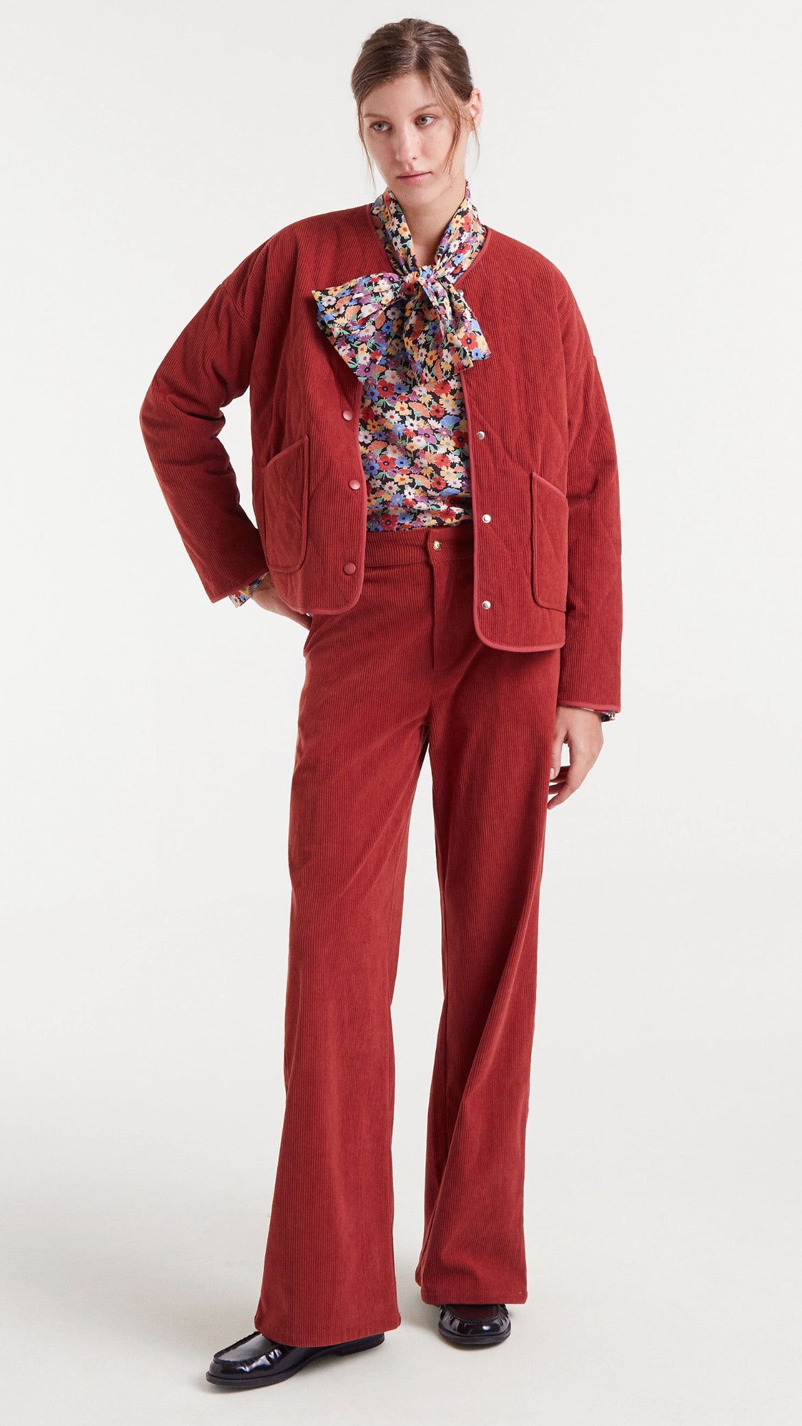 Camisa lazada con estampado Hampton Small
