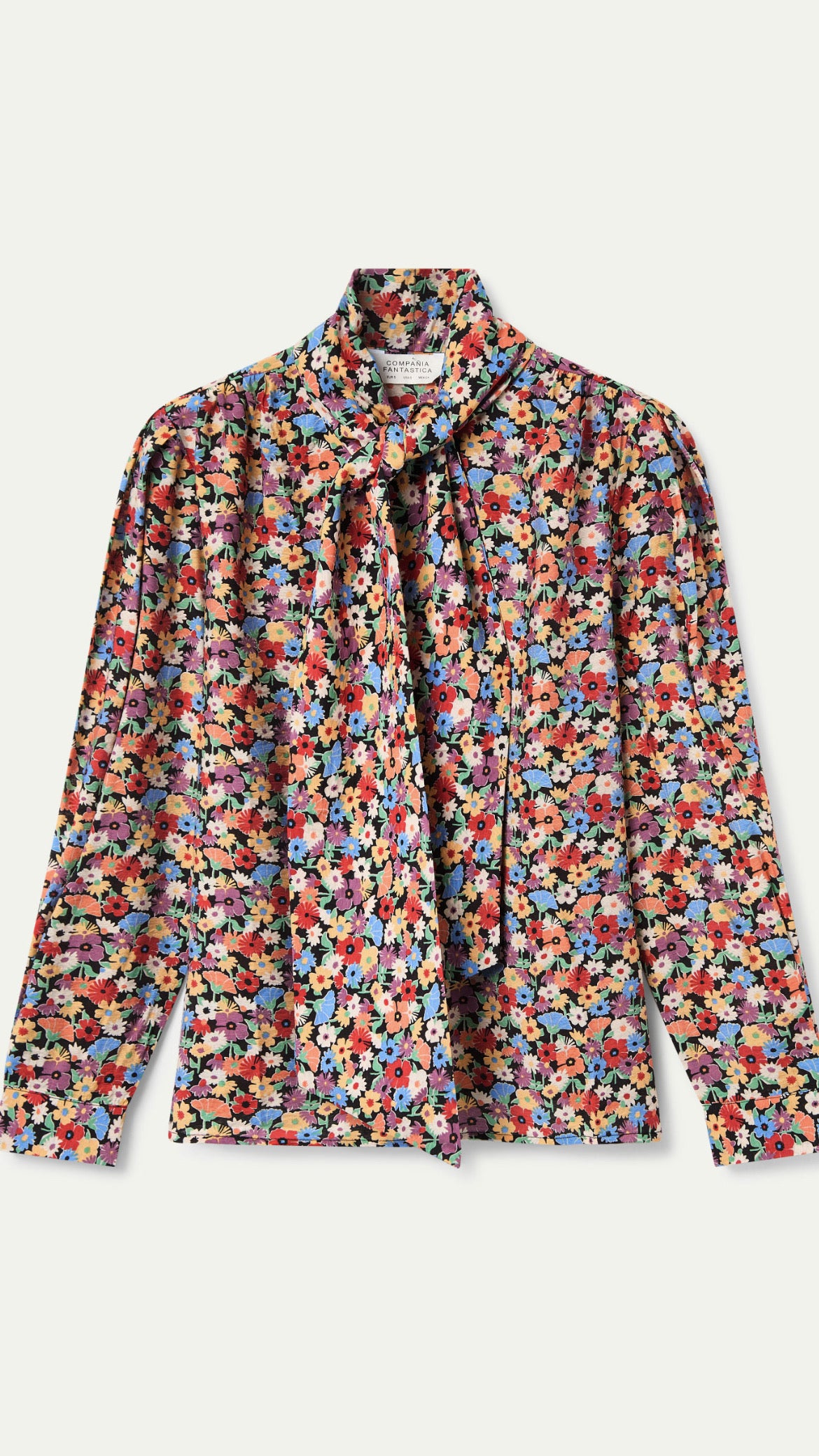 Camisa lazada con estampado Hampton Small
