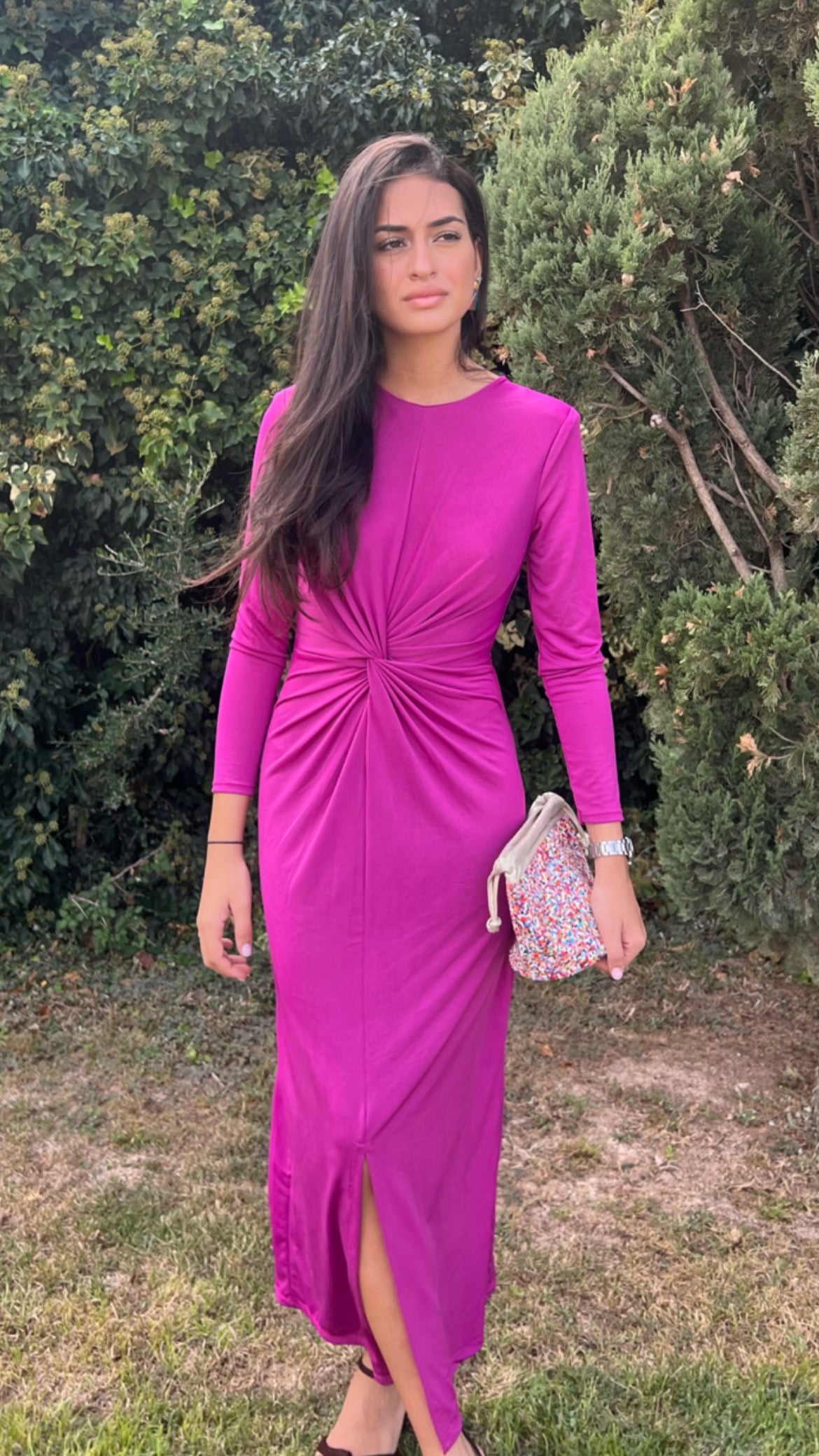 Vestido Paula Buganvilla