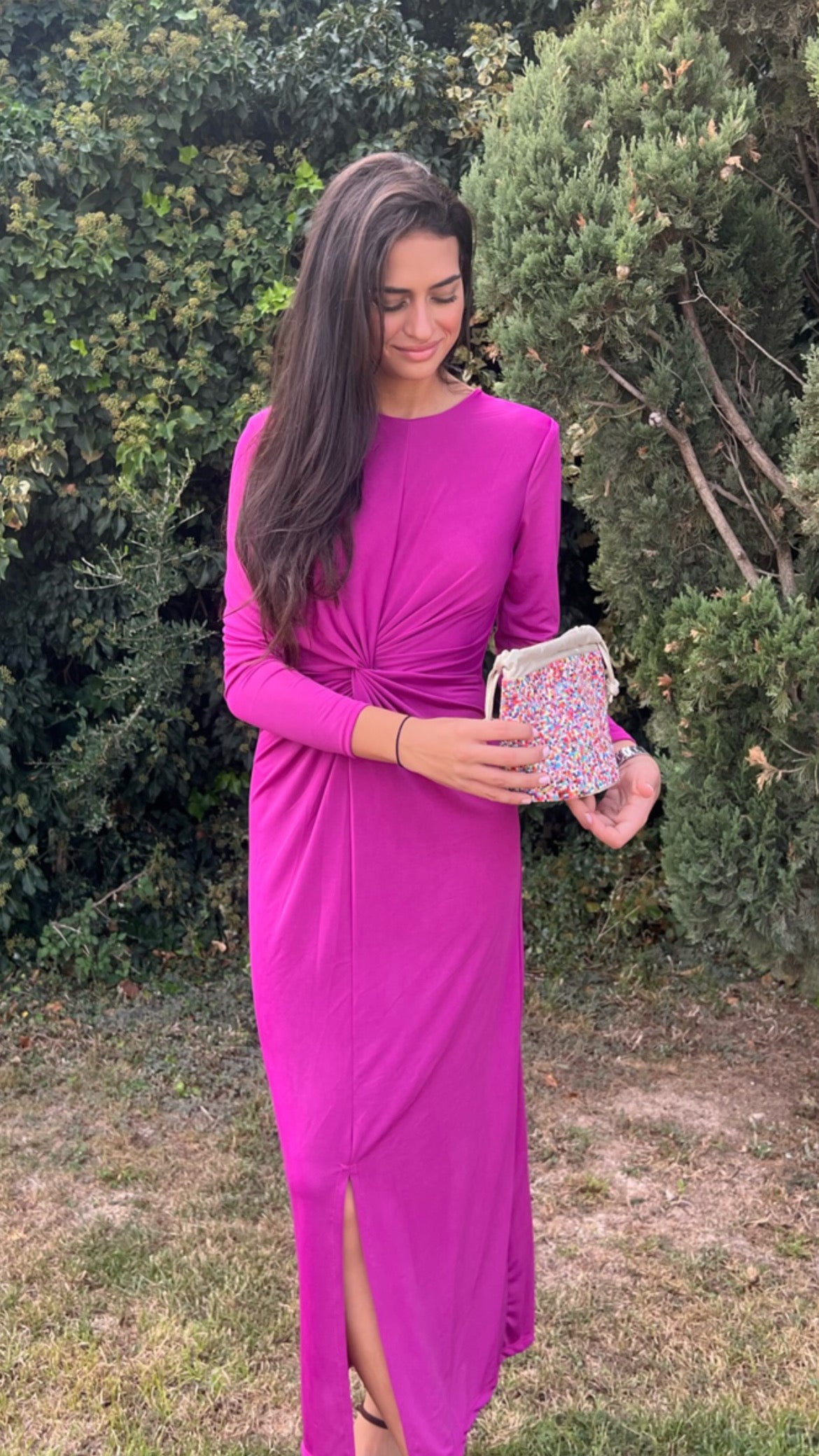Vestido Paula Buganvilla
