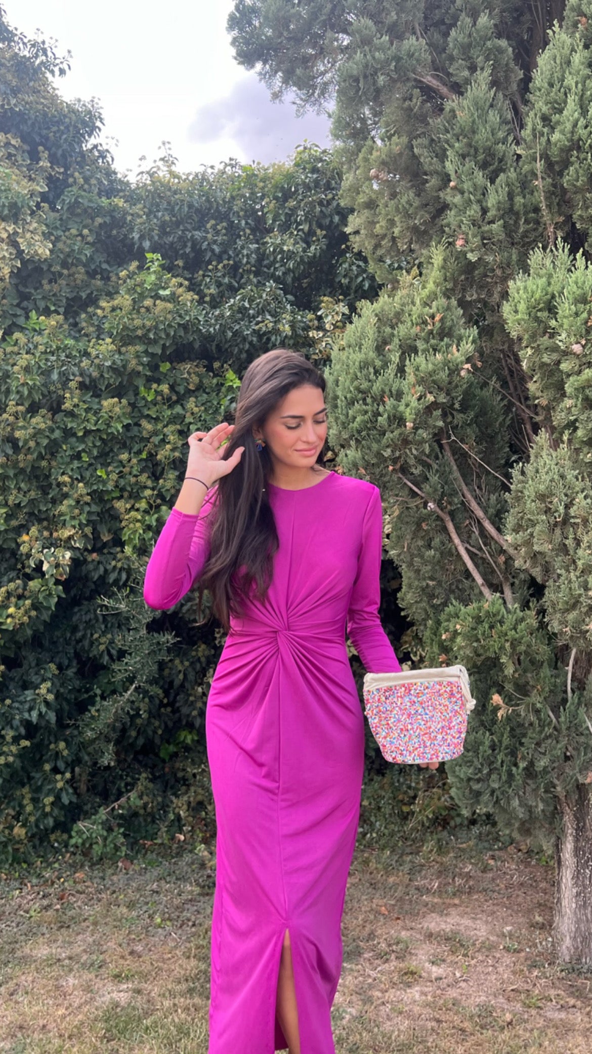 Vestido Paula Buganvilla
