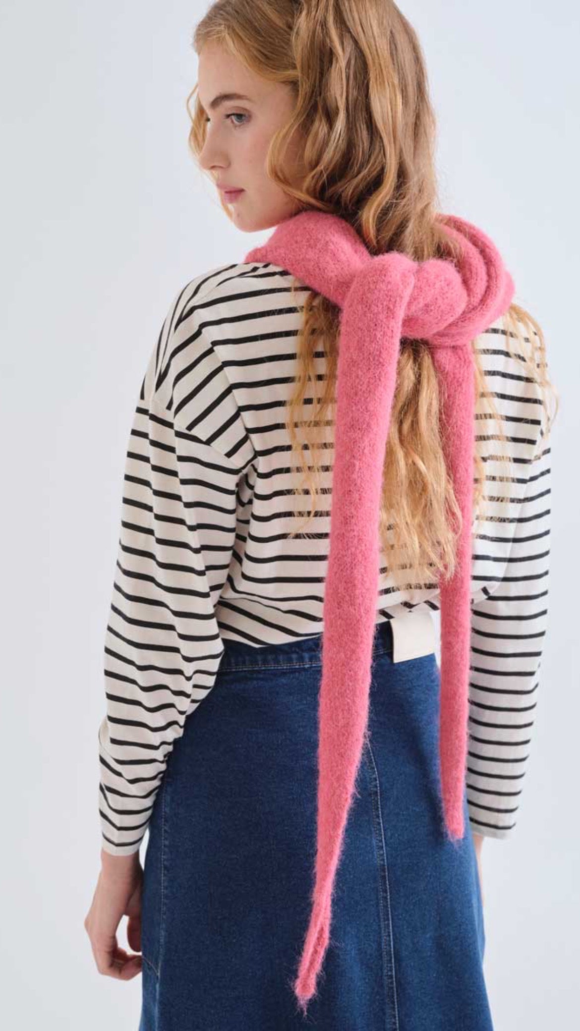 Bandana triangular rosa