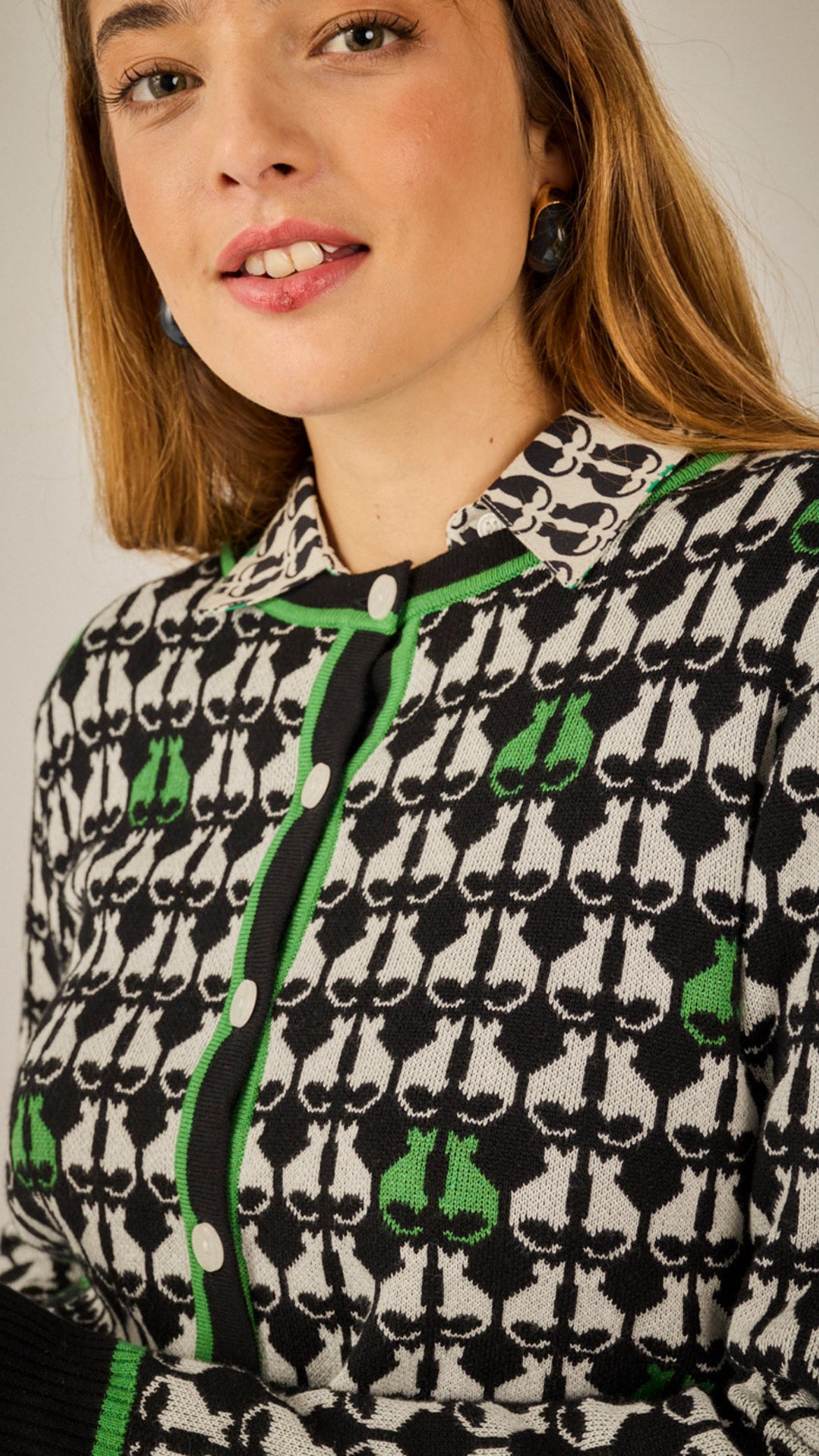 Chaqueta Pisa Gato Verde