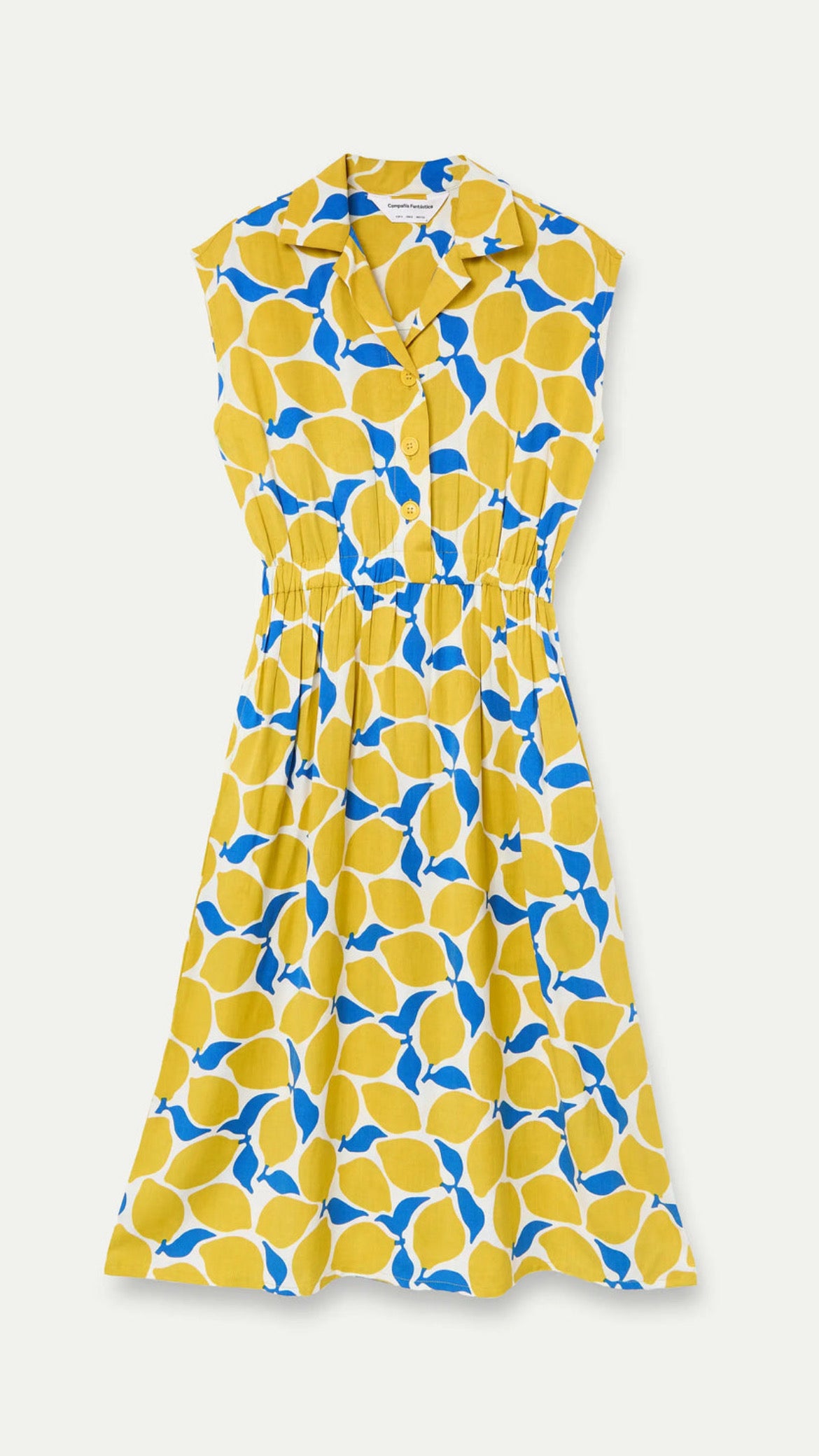 Vestido midi con estampado Limoncello