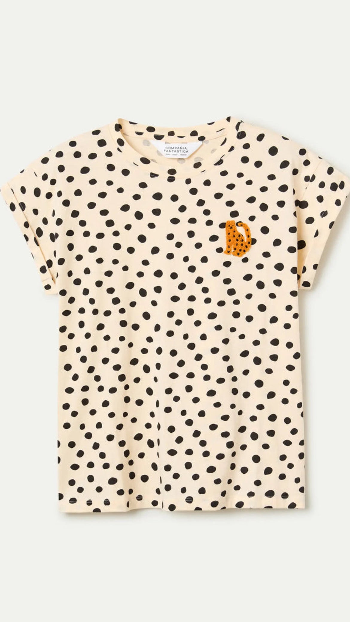 Camiseta 100% algodón con estampado Tano Dots