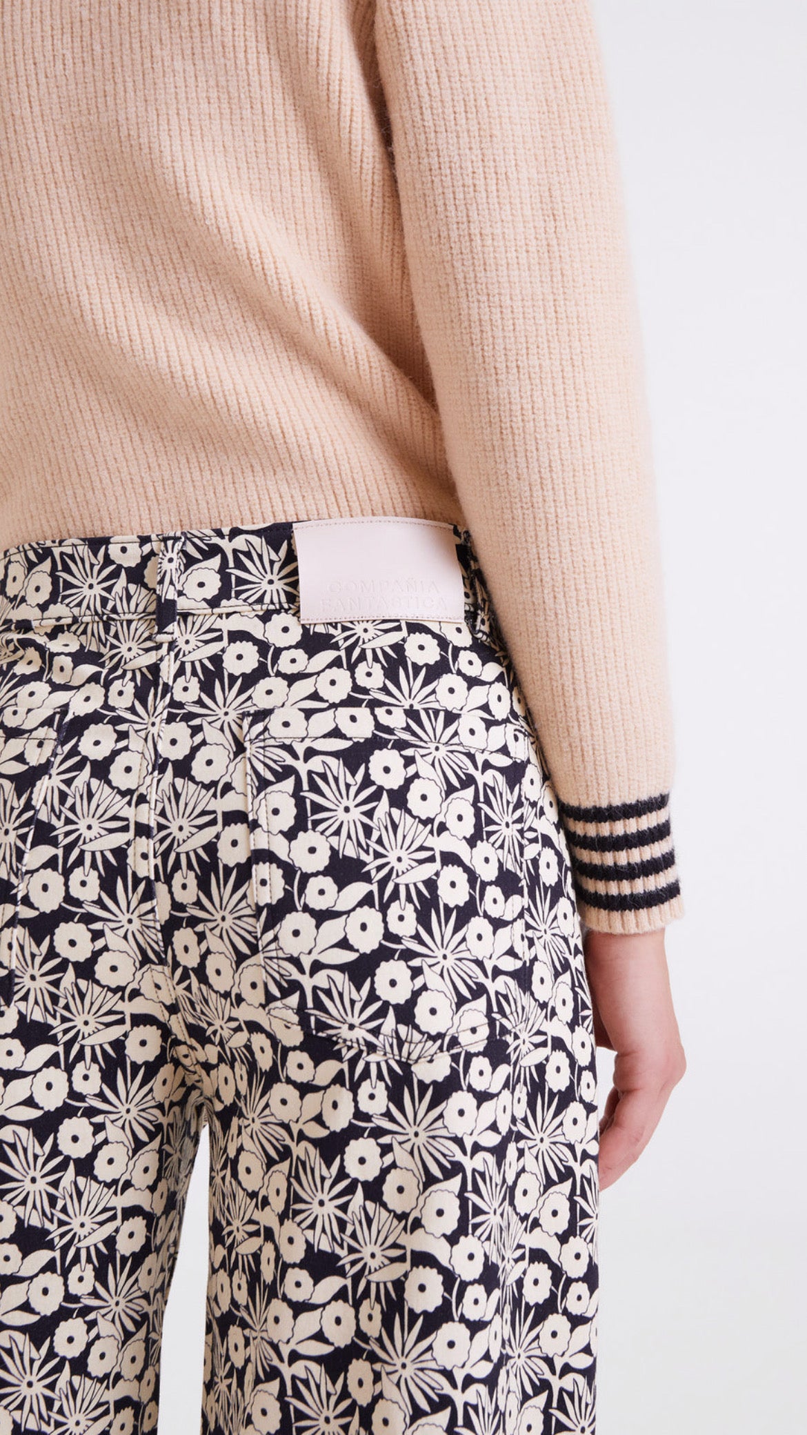 Pantalón vaquero estampado Tofu