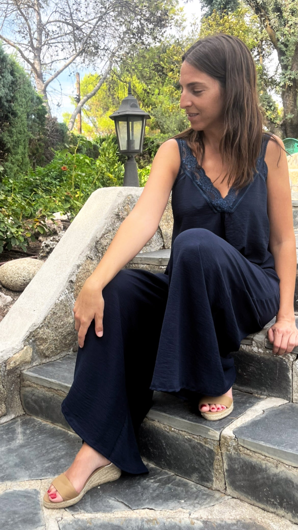 Manuela Night Blue Jumpsuit