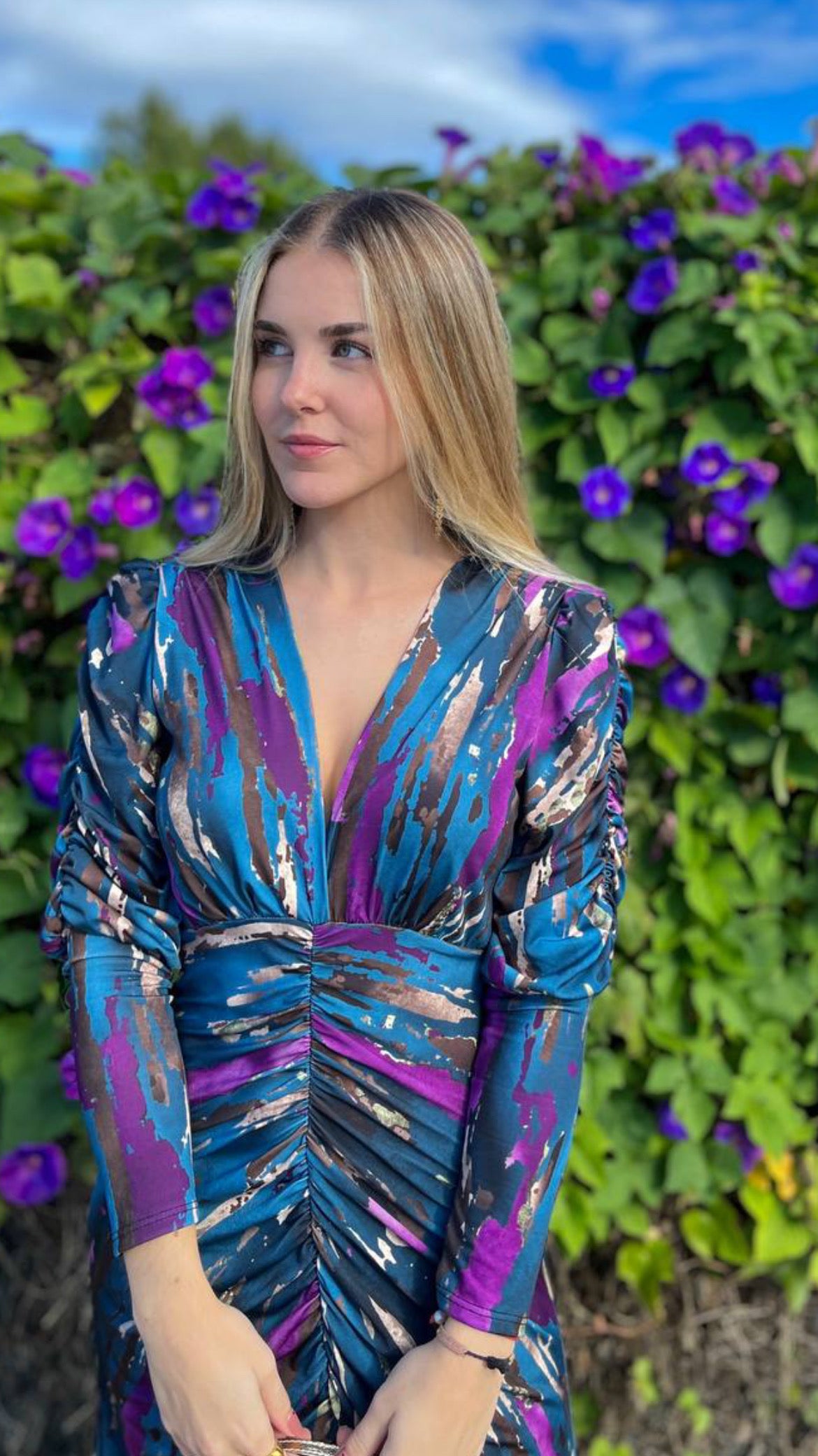 Vestido Martina Azul