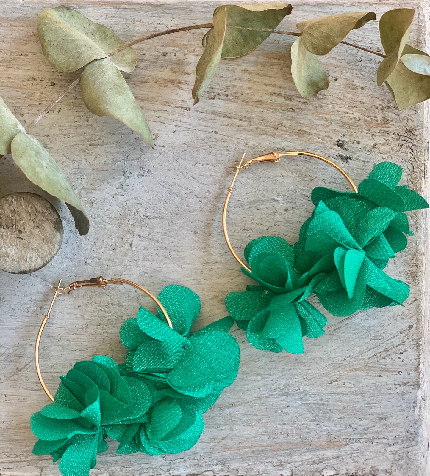 Pendientes Inés Verdes - Pájaros en la Cabeza