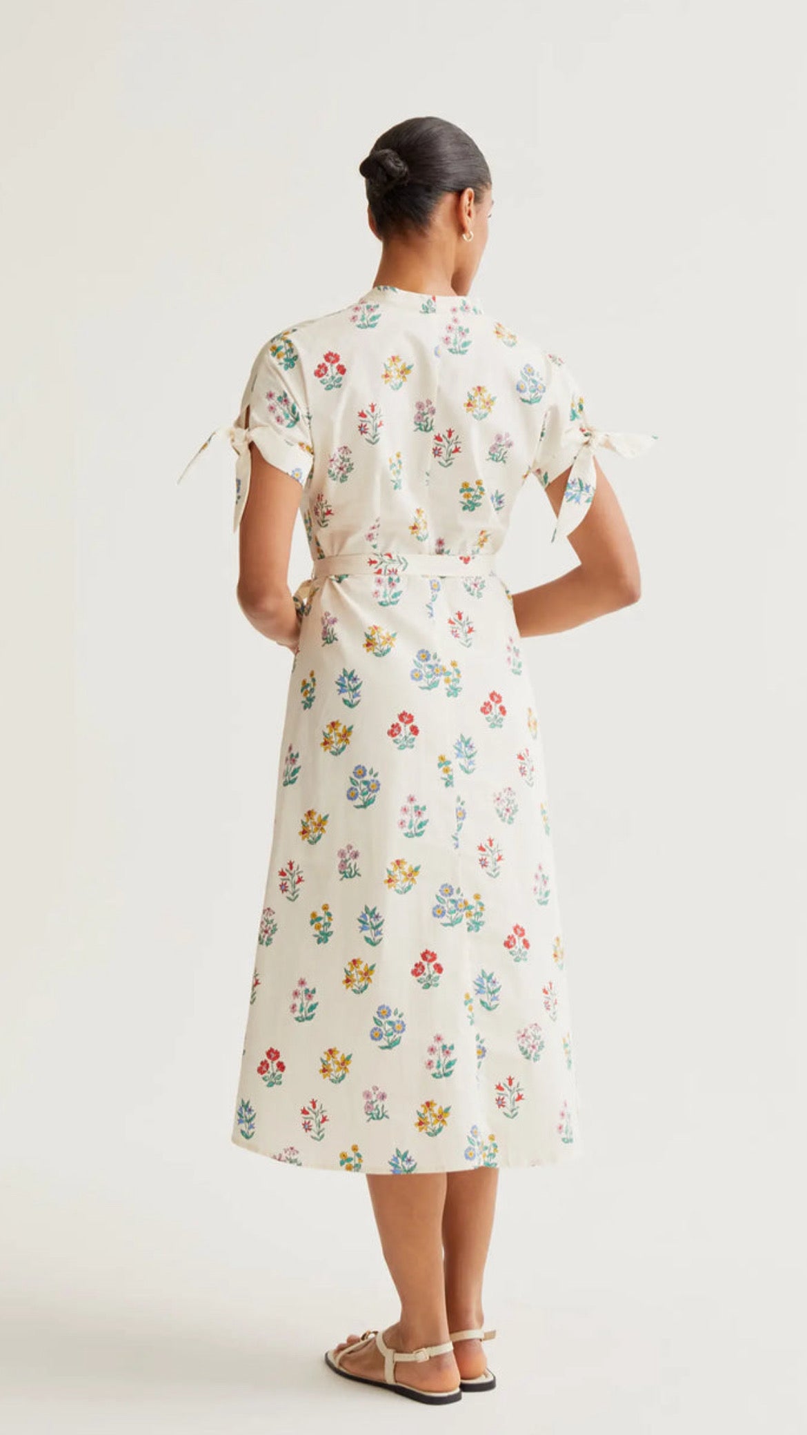 Vestido midi con estampado Gardener